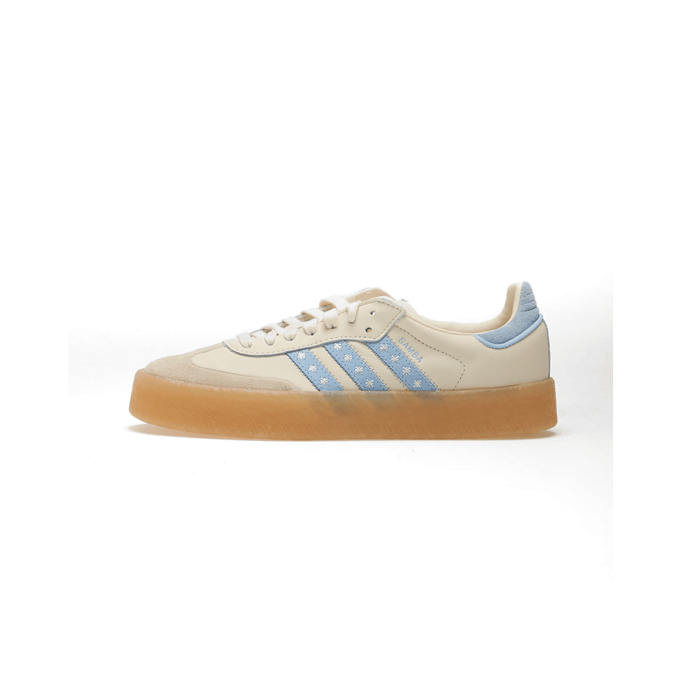 Adidas Sambae Wmns "Crew White/Clear Sky/Ftw White" | JS3957