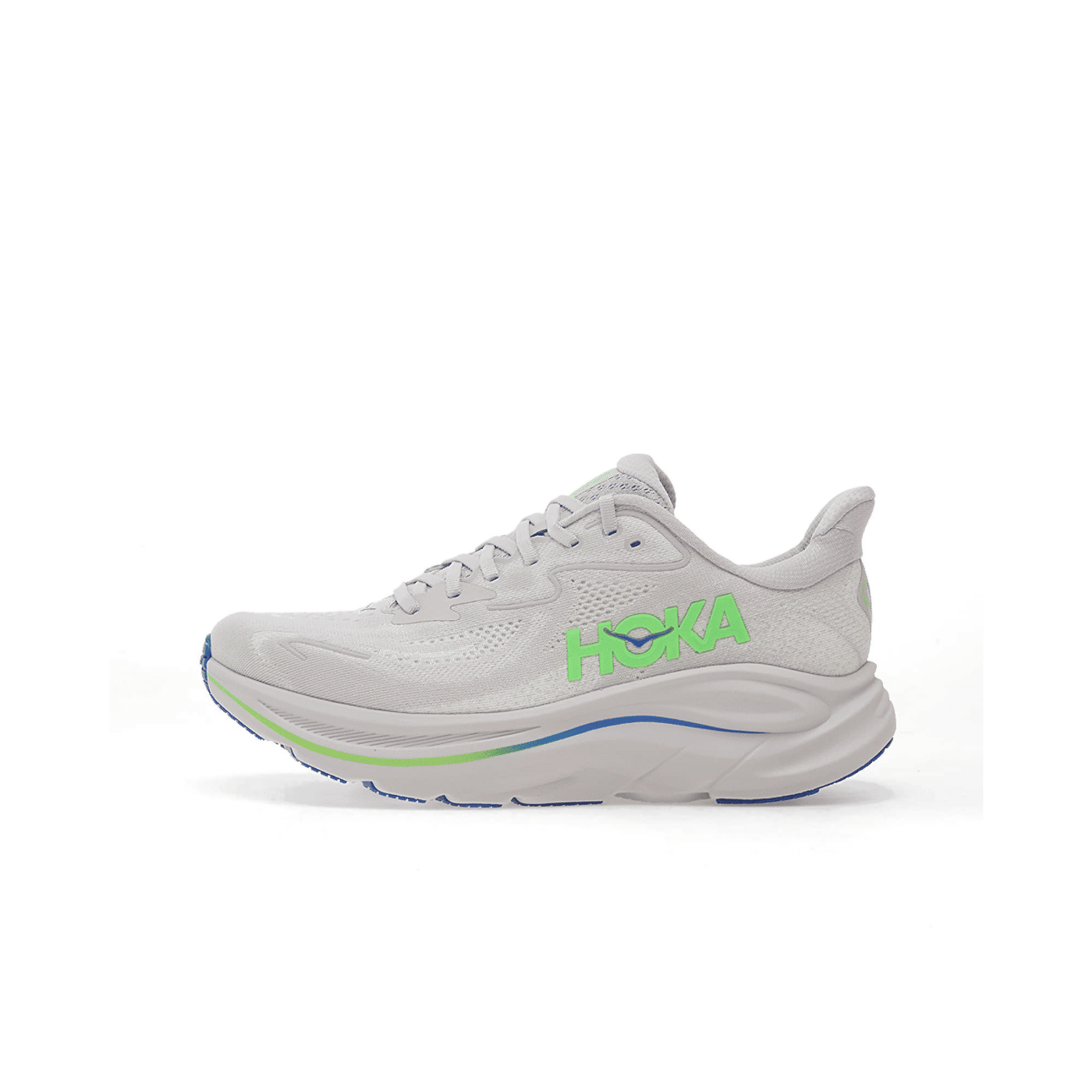 HOKA Clifton 10 "Ash Grey/Neon Green" | 1162030AYNN