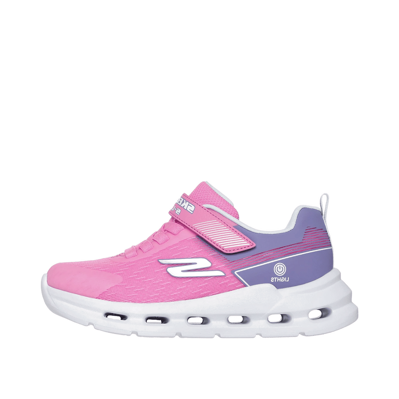 Skechers S-Lights Glide-Step Lights "Pink" | 303730LPKMT