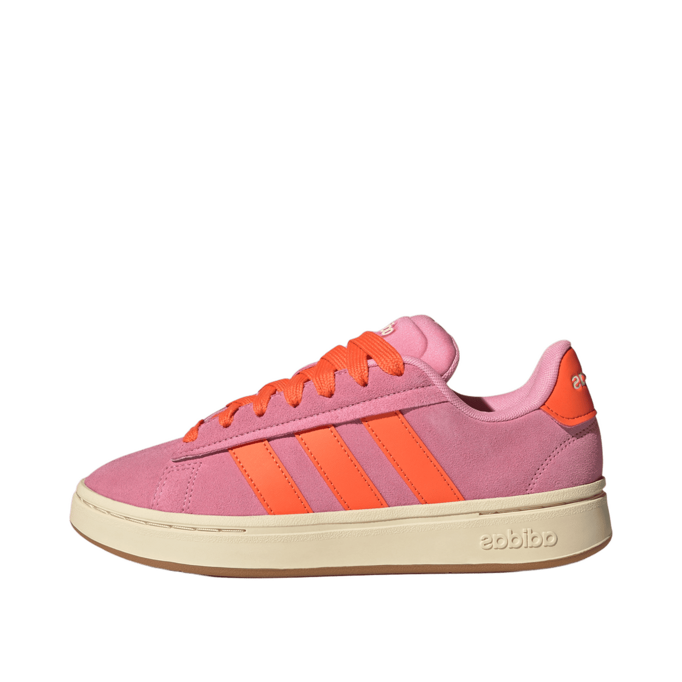 Adidas Grand Court Alpha "Bliss Pink / Semi Impact Orange / Gum" | JQ3001