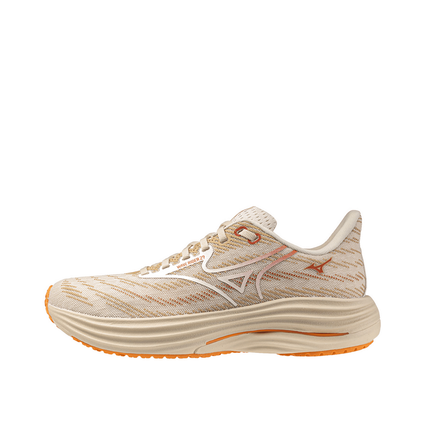 Mizuno WAVE RIDER 29 "Summer Sand/White/Autumn Sunset" | J1GD250377