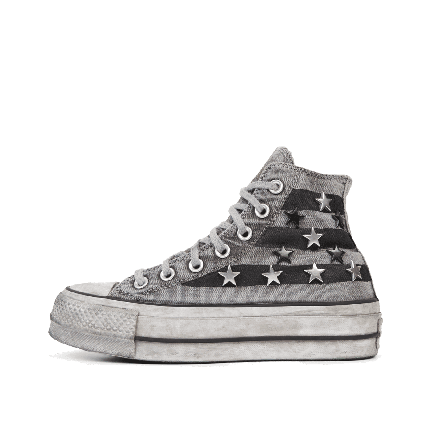 Converse Chuck Taylor All Star Vintage Star Studs Platform High "White" | 565757C