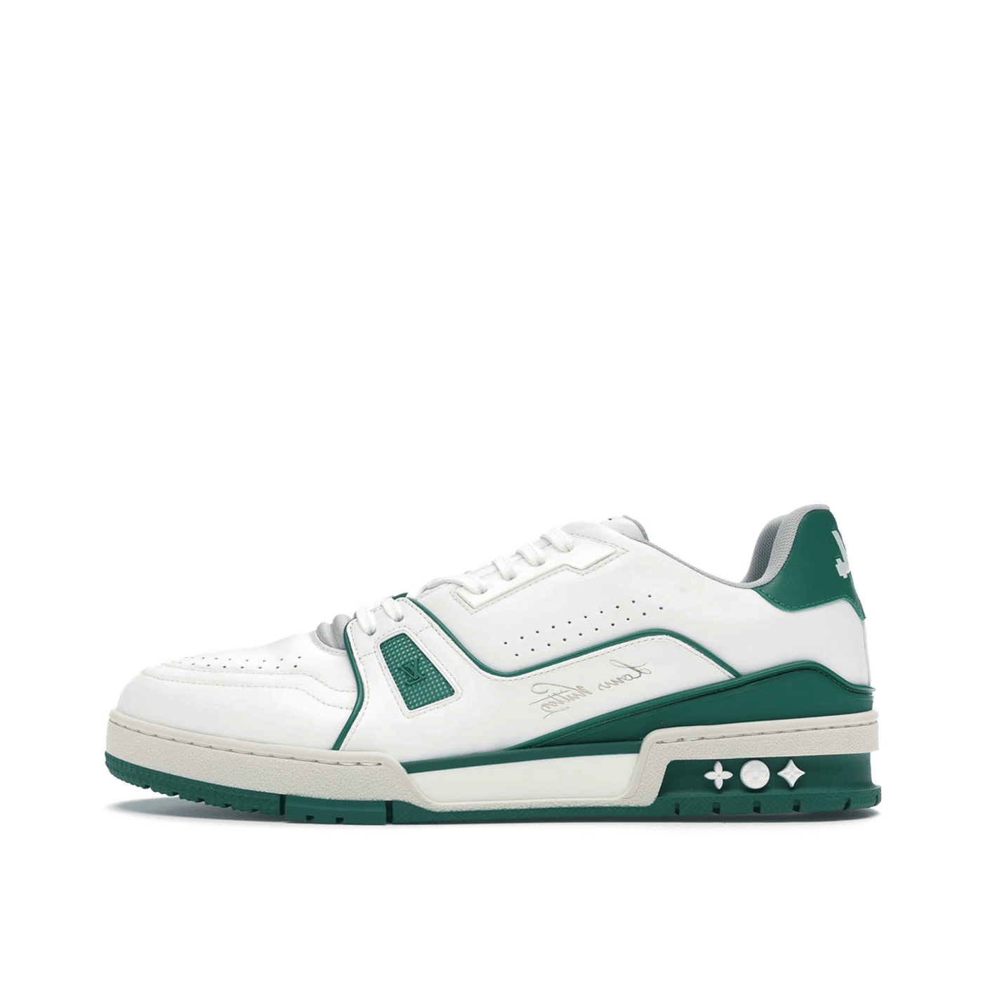Louis Vuitton LV Trainer Sneaker Low White Green White/Green 1A54HS