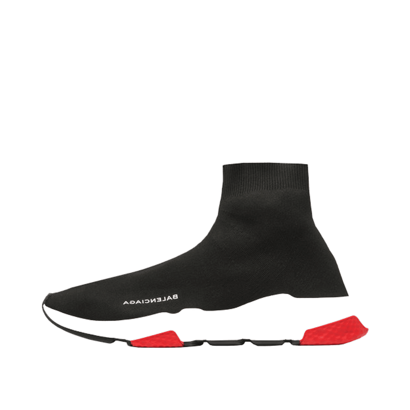 Balenciaga Speed Trainer Mid Black Red 506335 W05G0 1000