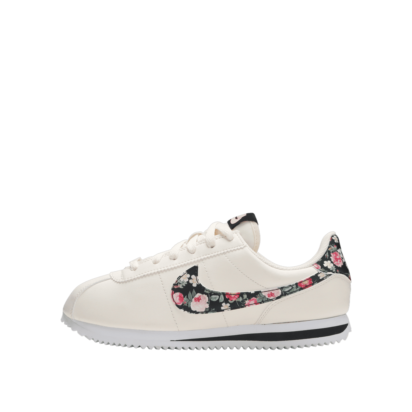 Nike Cortez Basic Vintage Floral GS 'Pale Ivory' Cream BQ5297-100
