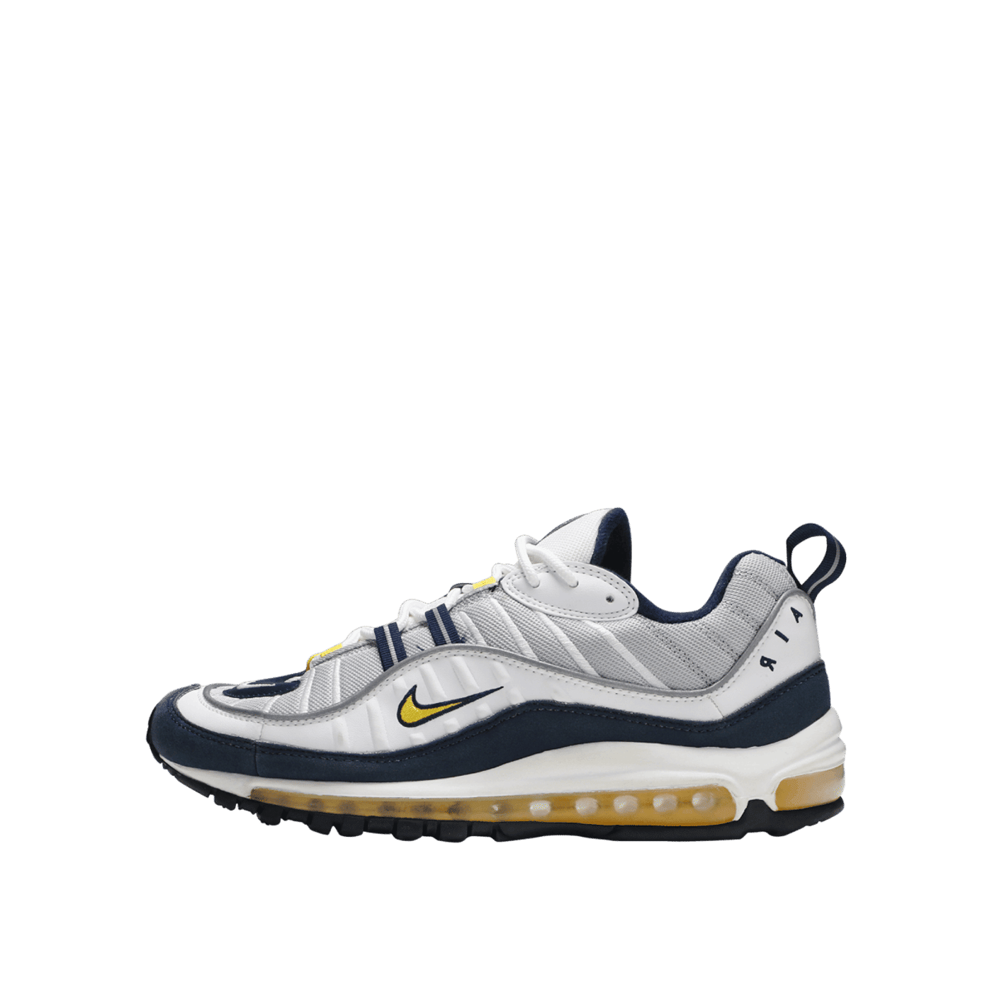 Nike Air Max 98 'Yellow White Navy' Grey 640744-004