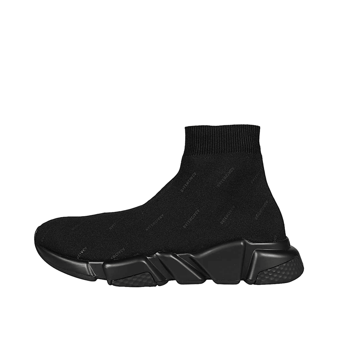 Balenciaga Speed Trainer All Over Logo Black Black (W) 597549W17111000