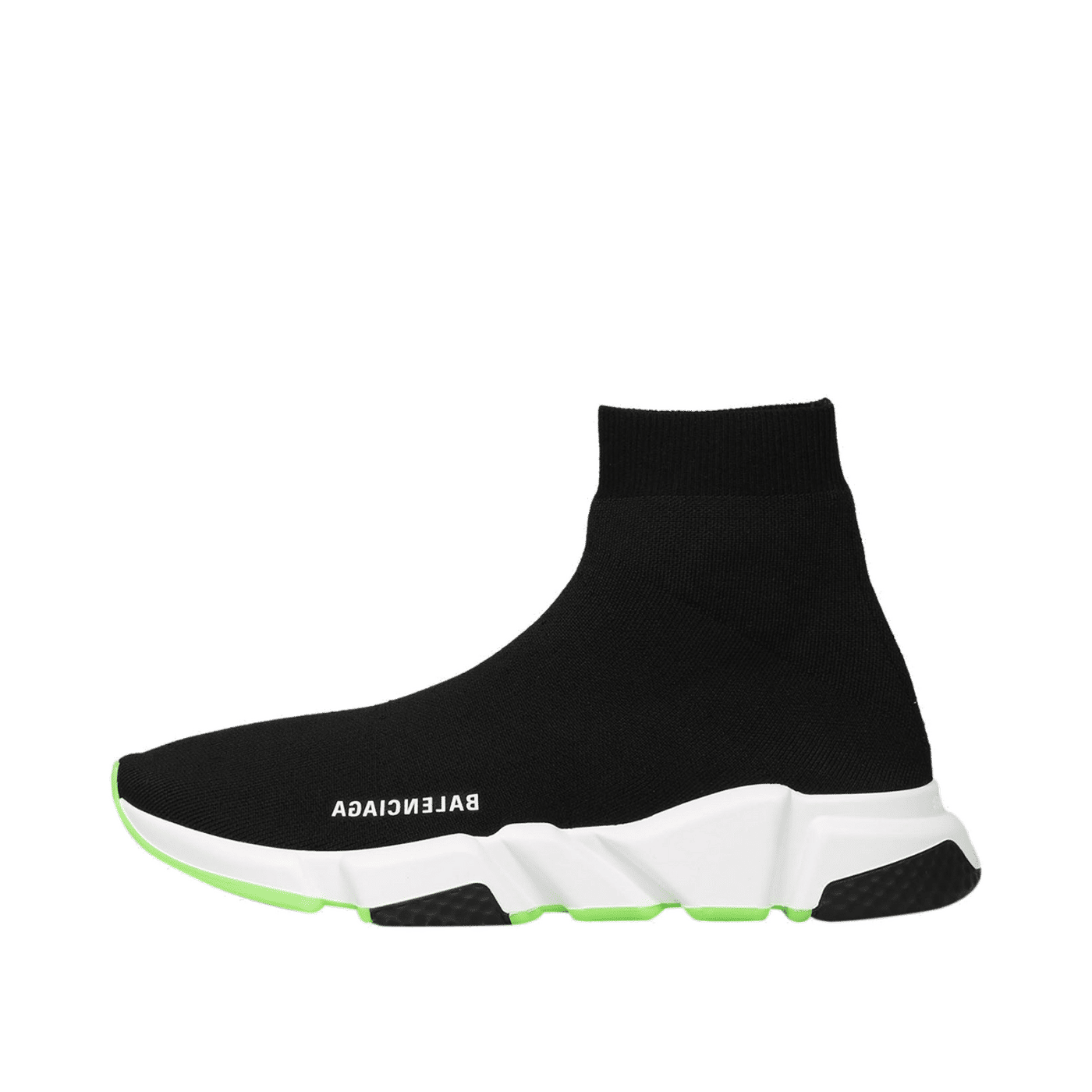 Balenciaga Speed Trainer Fluo Green Sole 645056 W2DB9 1073