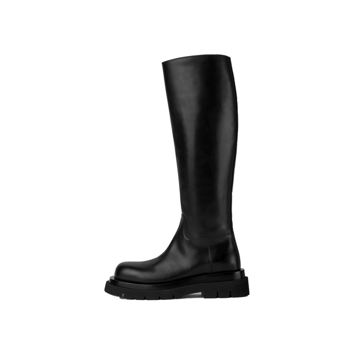 Bottega Veneta Bottega Venetta Knee High Lug Boot Black 716225 V1AO0 1000