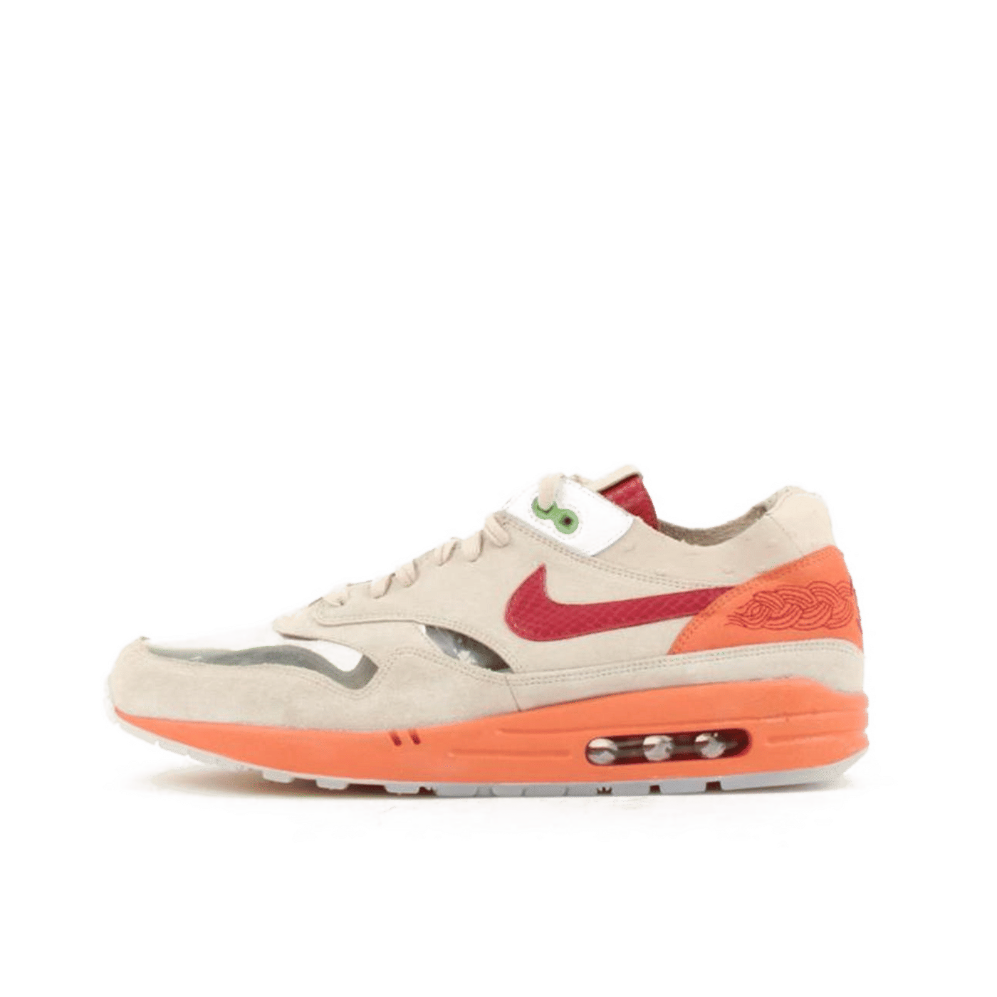 Nike Air Max 1 NL SP Clot "Kiss of Death" (2006) Net/Deep Red-Orange Blaze 313227-161