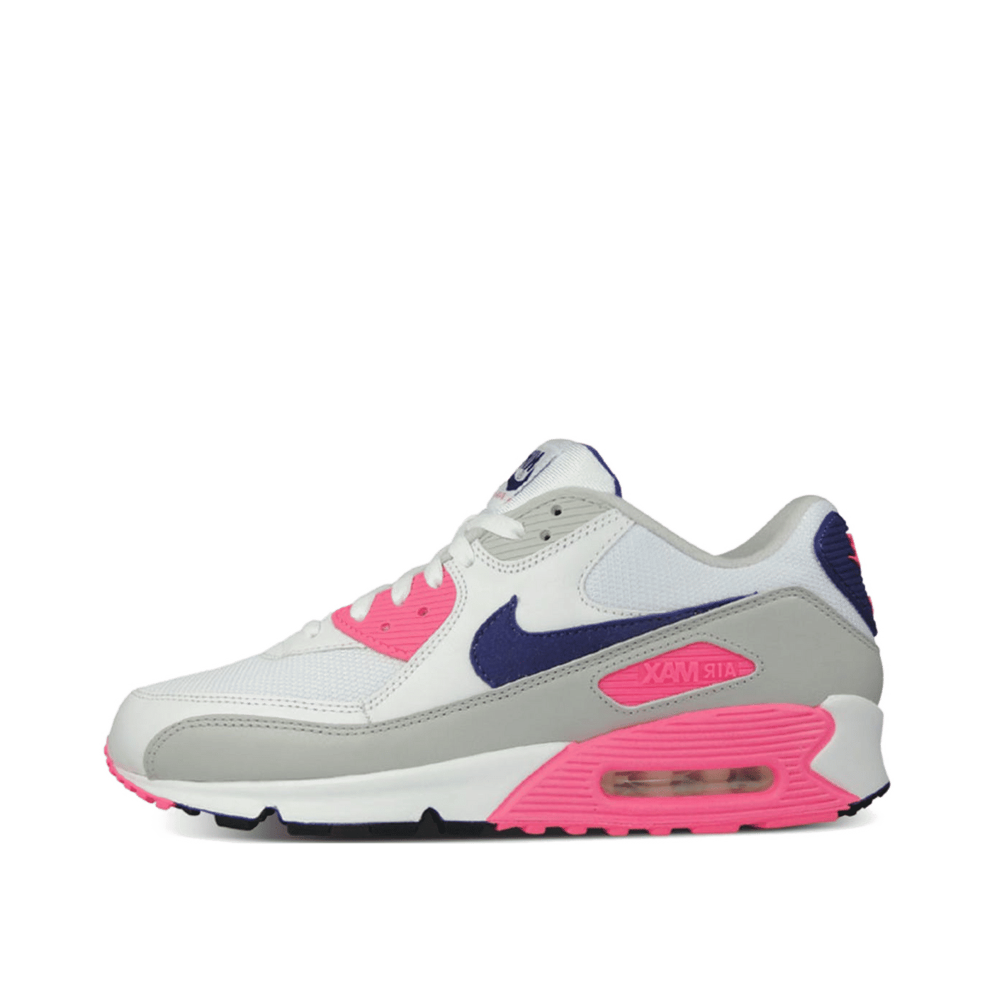 Nike Air Max 90 "White/Asian Concord-Laser Pink" | 325213-105