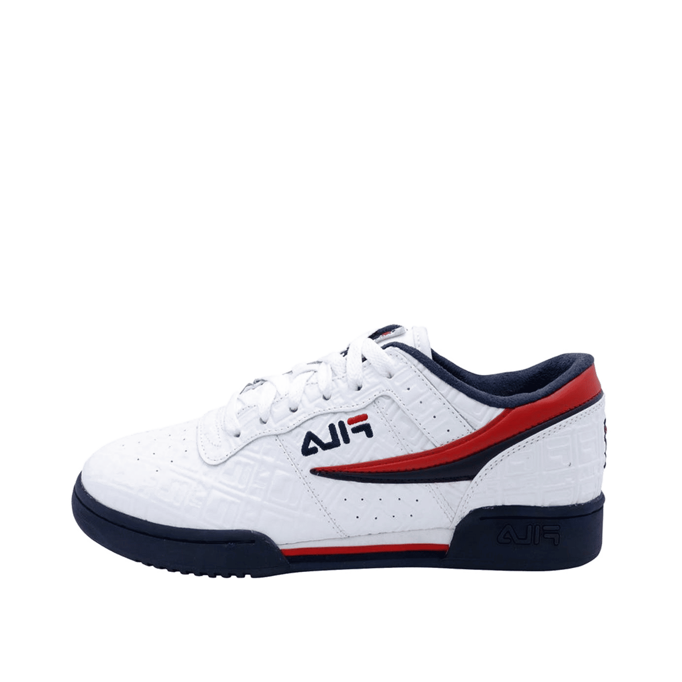 Fila Original Fitness Embossed Logo "White/Fila Navy-Fila Red" | 1FM00128-125