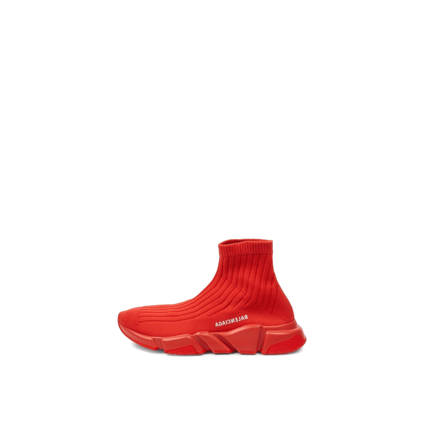 Balenciaga Speed Trainer Rib-Knit Rouge 540818 W1K60 6501