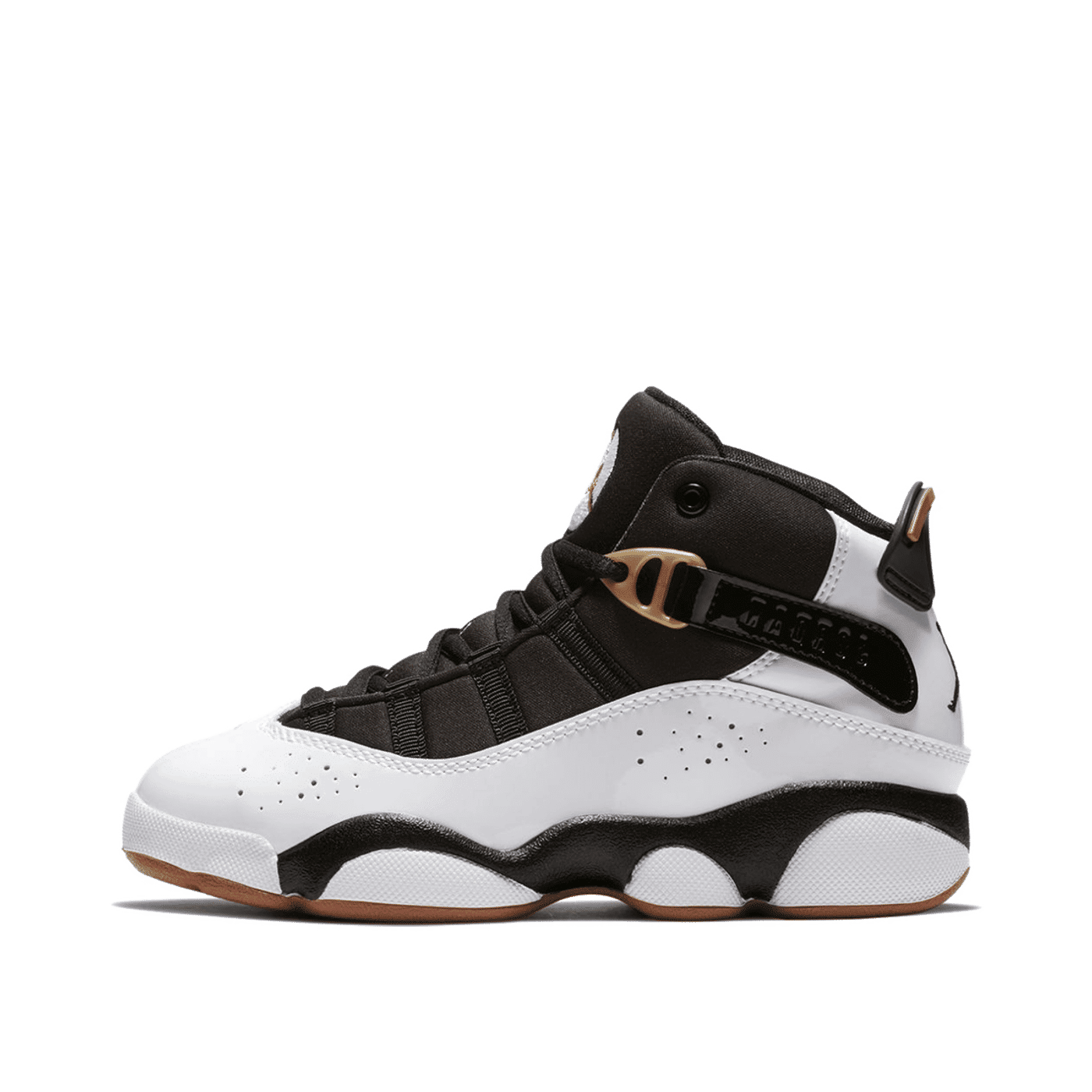 Jordan 6 Rings White Black Metallic Gold (PS) 323431-100