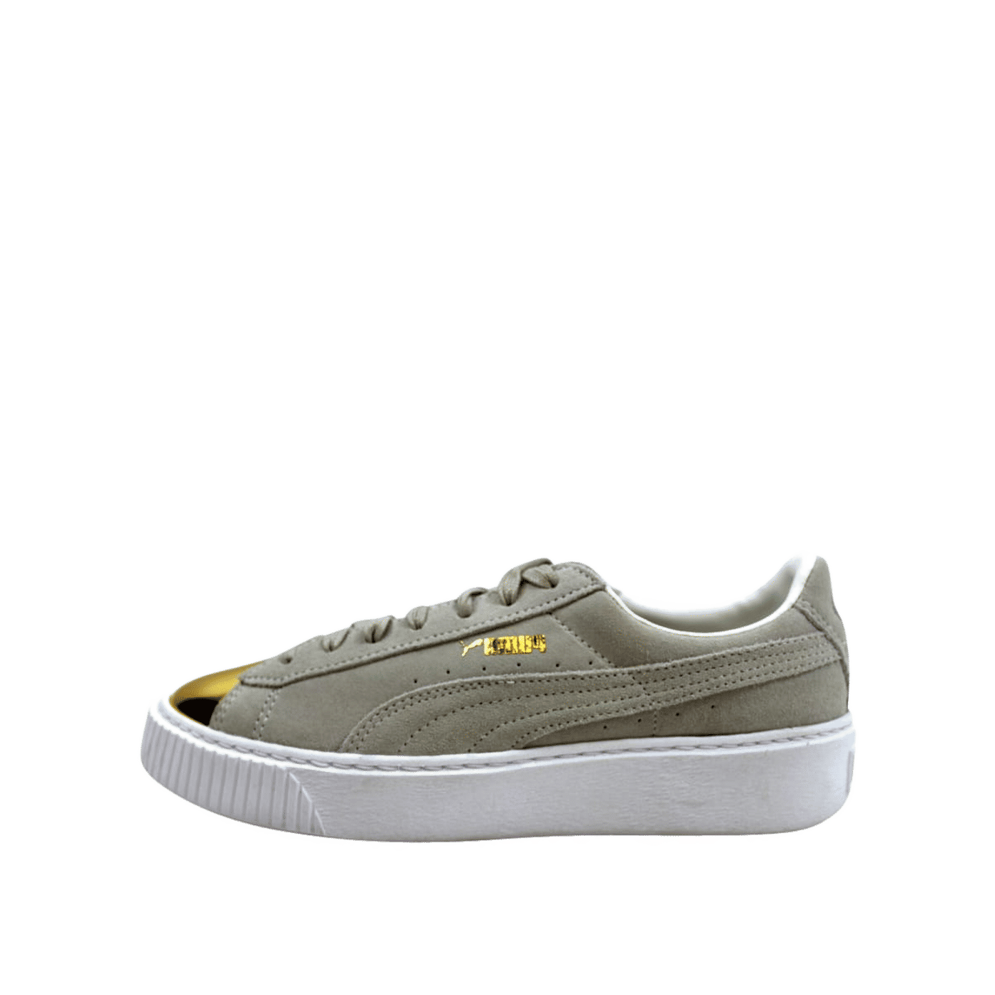Puma Suede Platform Gold Gold  (W) 362222-01