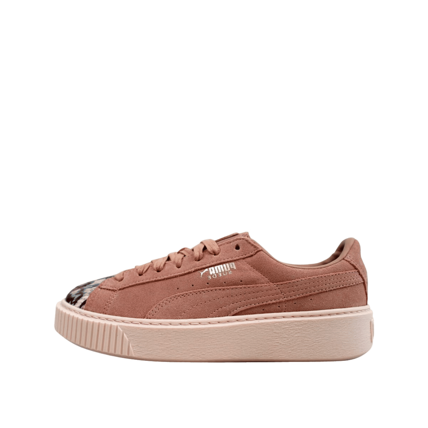 Puma Suede Platform Sunfade Stitch Peach Beige  (W) 365907-01