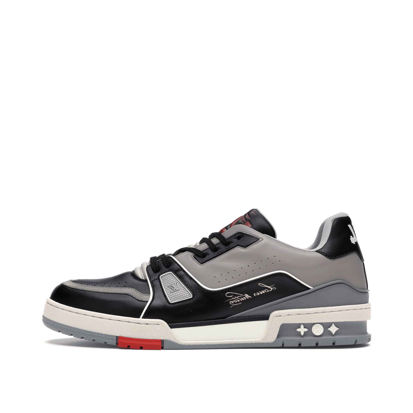 Louis Vuitton LV Trainer Sneaker Low Black Grey 1A54H5