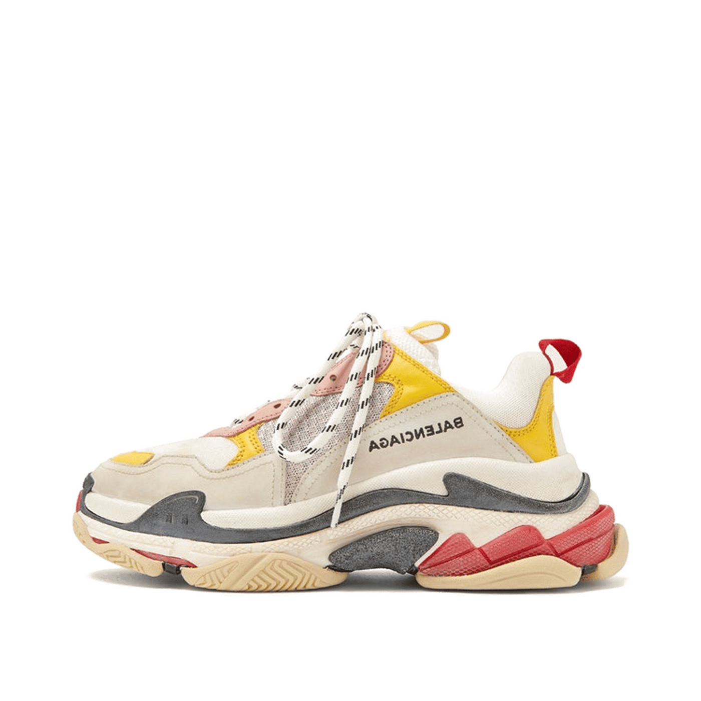 Balenciaga Triple S Cream Yellow Red (W) 524038W09O59035