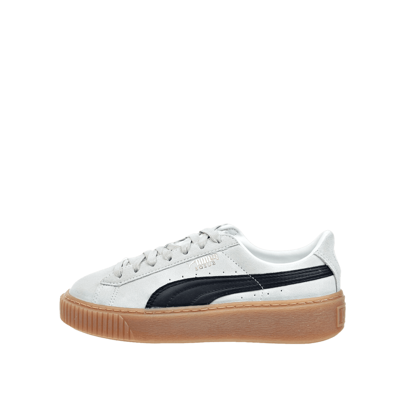 Puma Wmns Suede Platform Core 'Whisper White Black' White 363559-01