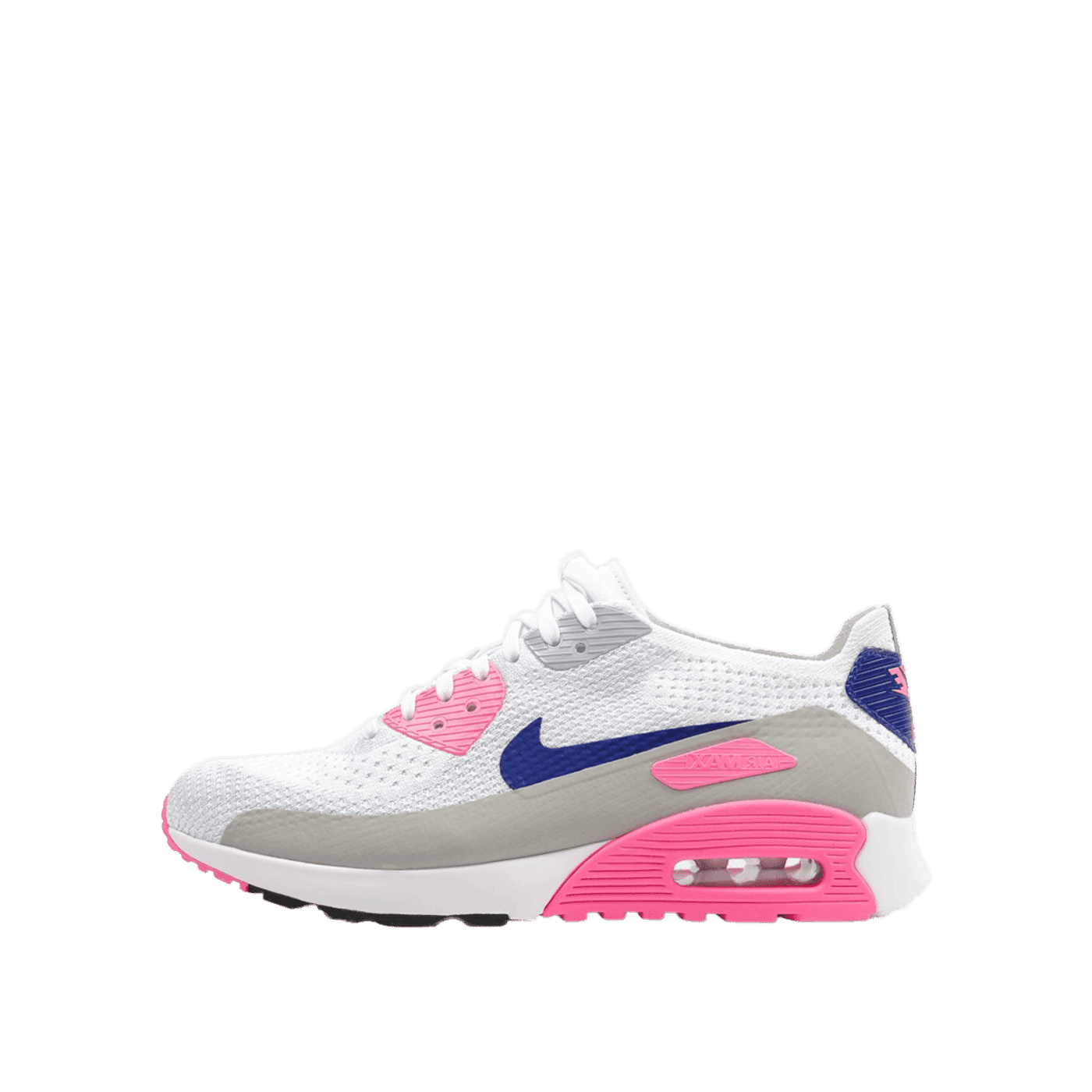 Nike Wmns Air Max 90 Ultra 2.0 Flyknit 'Laser Pink' White 881109-101