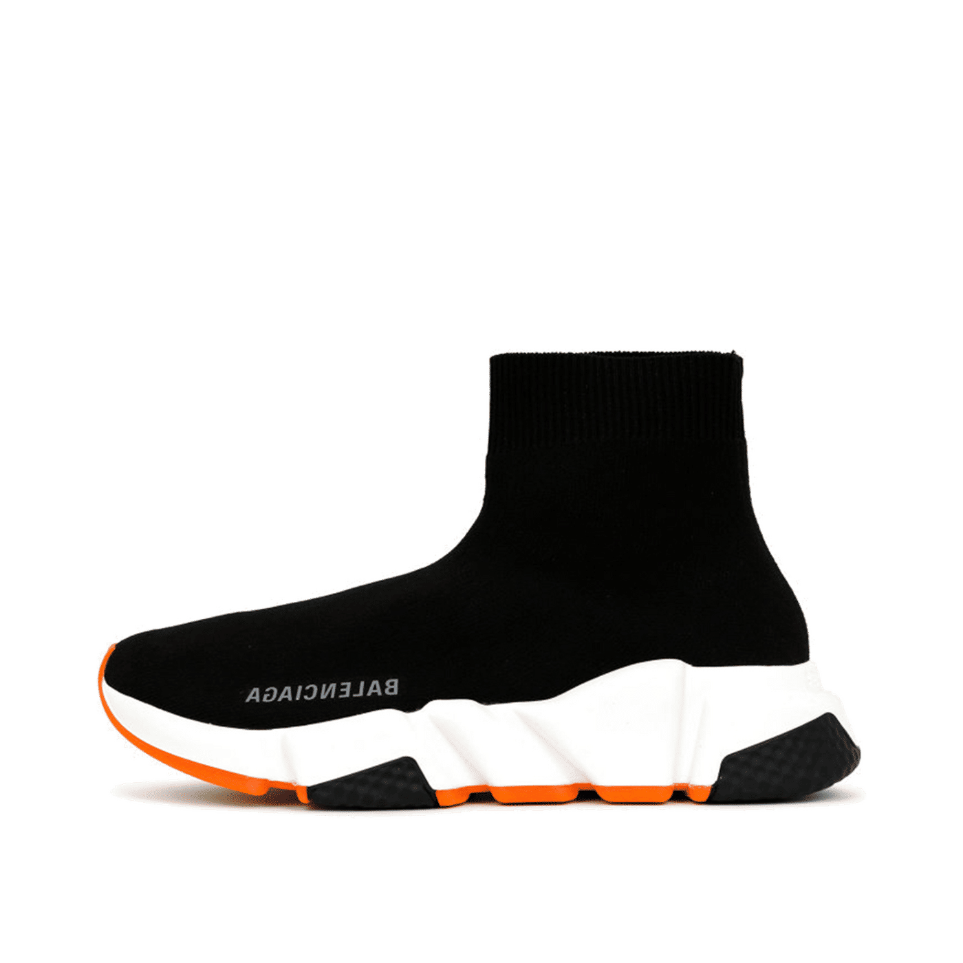 Balenciaga Speed Trainer Black Fluo Orange Sole (W) 587280W17041917