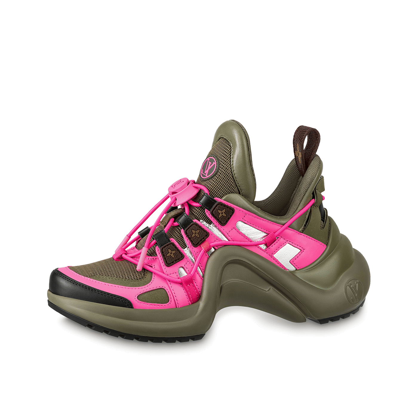 Louis Vuitton Archlight Trainer Kaki Pink (W) 1A9RTZ