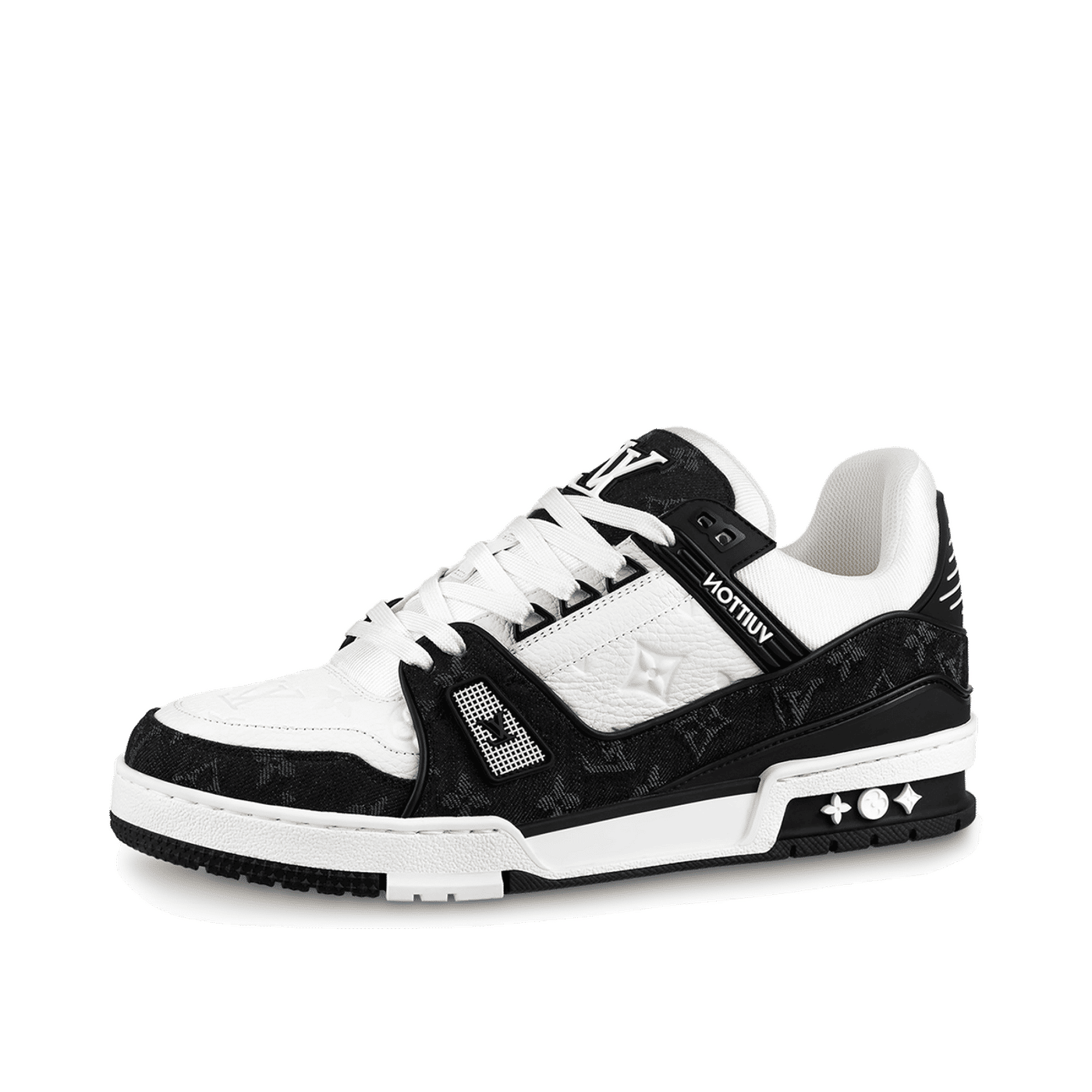 Louis Vuitton LV Trainer White Black White 1A9JGB / 1A9JG3 /1A9JGJ