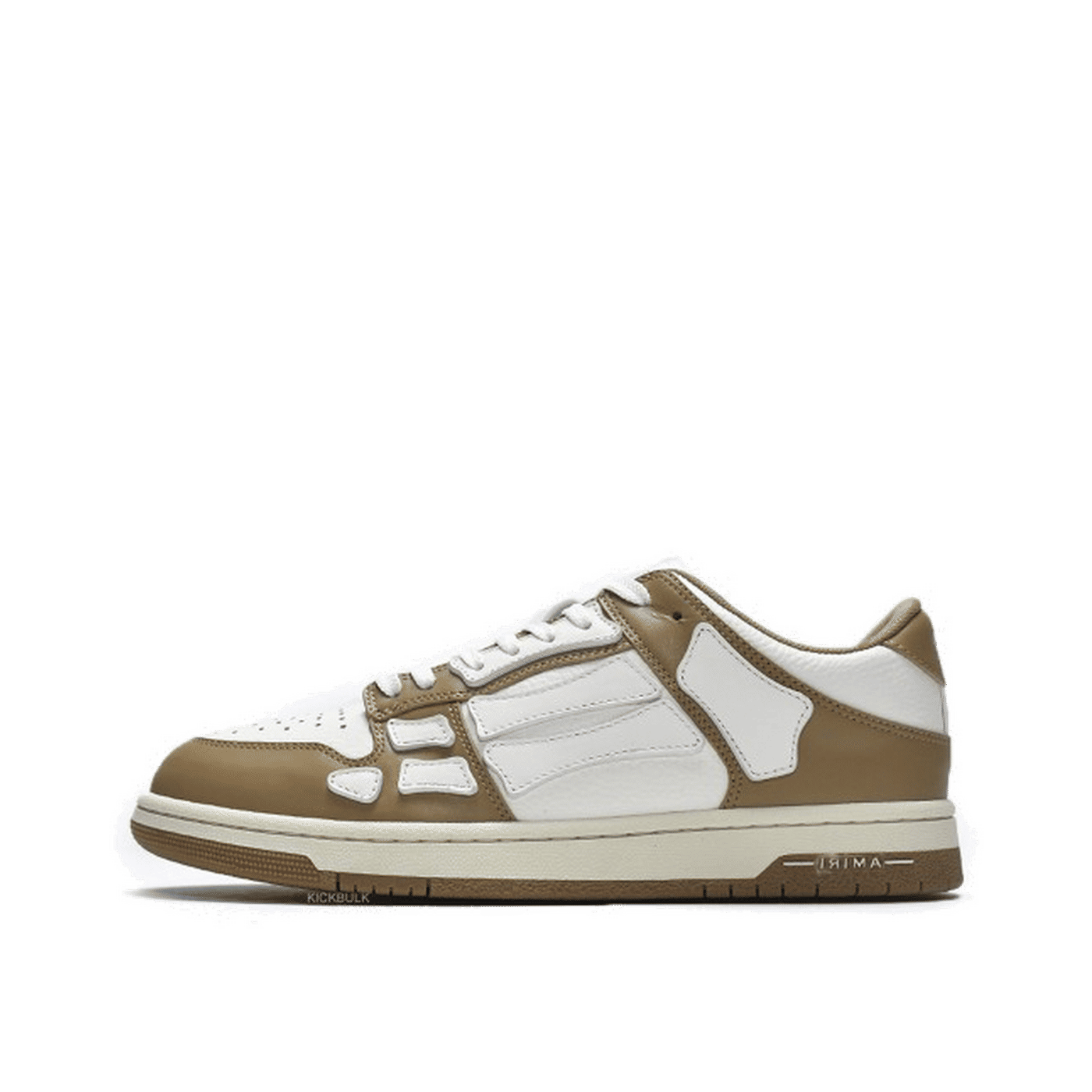 Amiri Skel Top Low White Brown MFS003-281