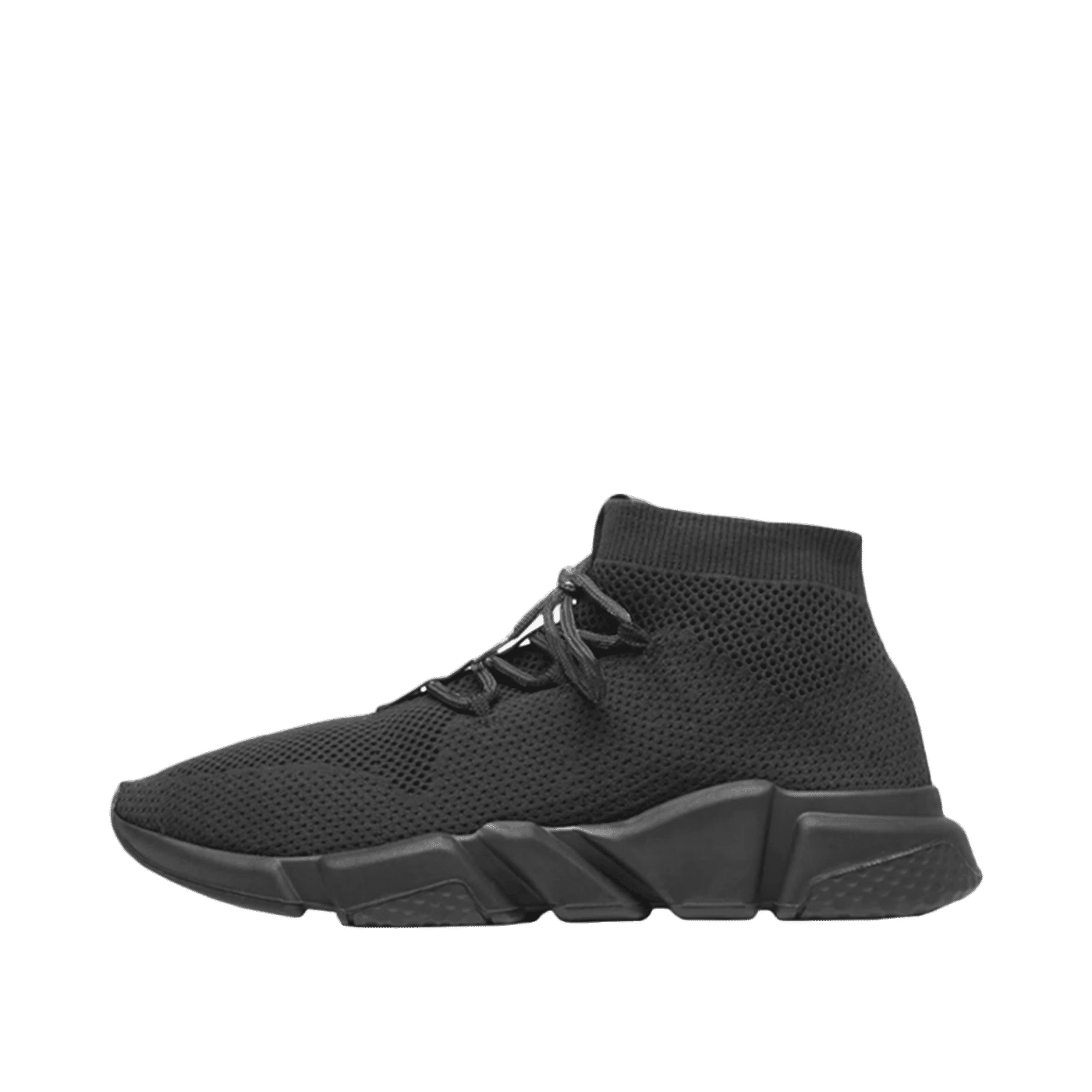 Balenciaga Speed Trainer Lace Up Black/Black 530356 W07U0 1000