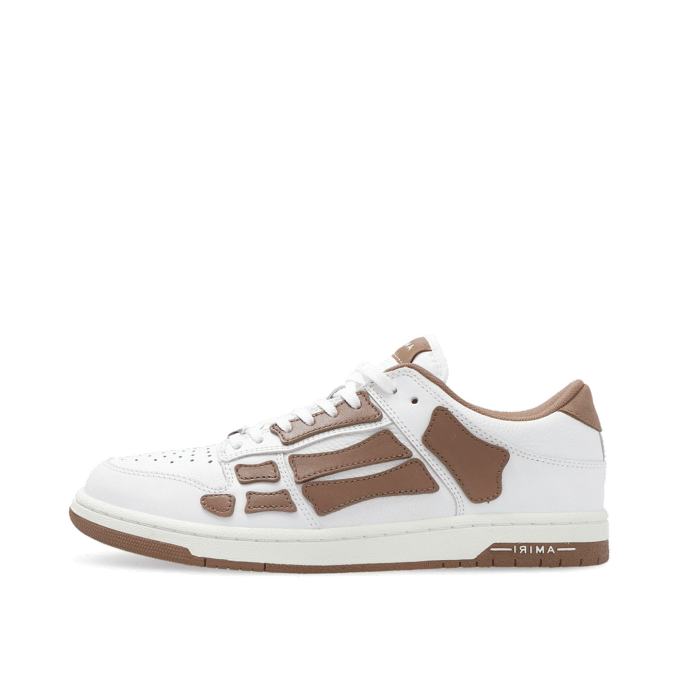 Amiri Skel Top Low White Brown White SS22MFS003-126