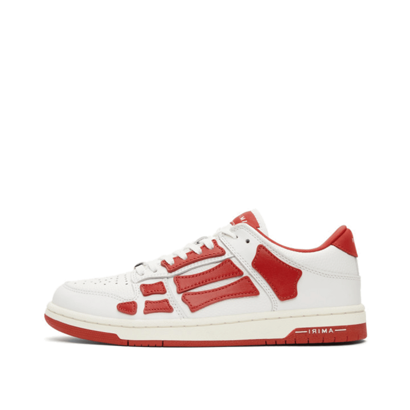 Amiri Skel Top Low White Red MFS003-124