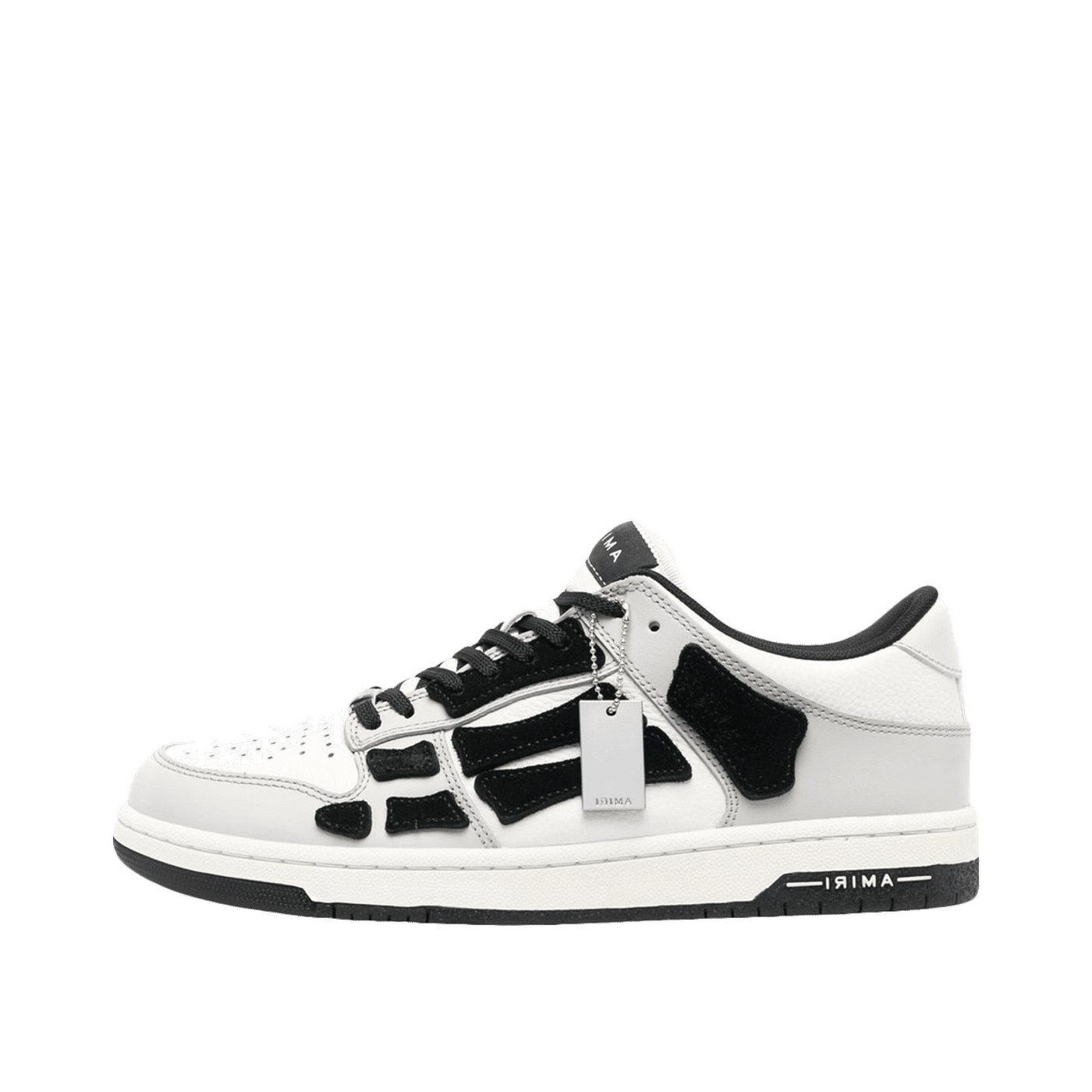 Amiri Skel Top Low White Light Grey Black AW22MFS003-030 / 191846394542