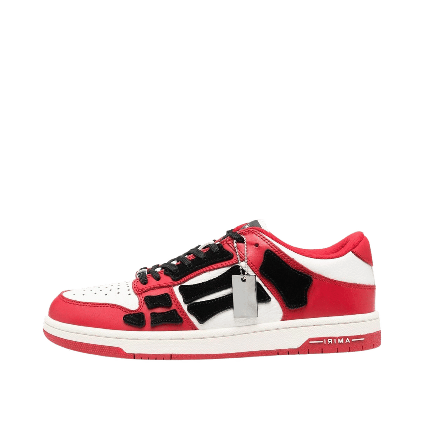 Amiri Skel Top Low White Red White AW22MFS003-610 / 191846394726