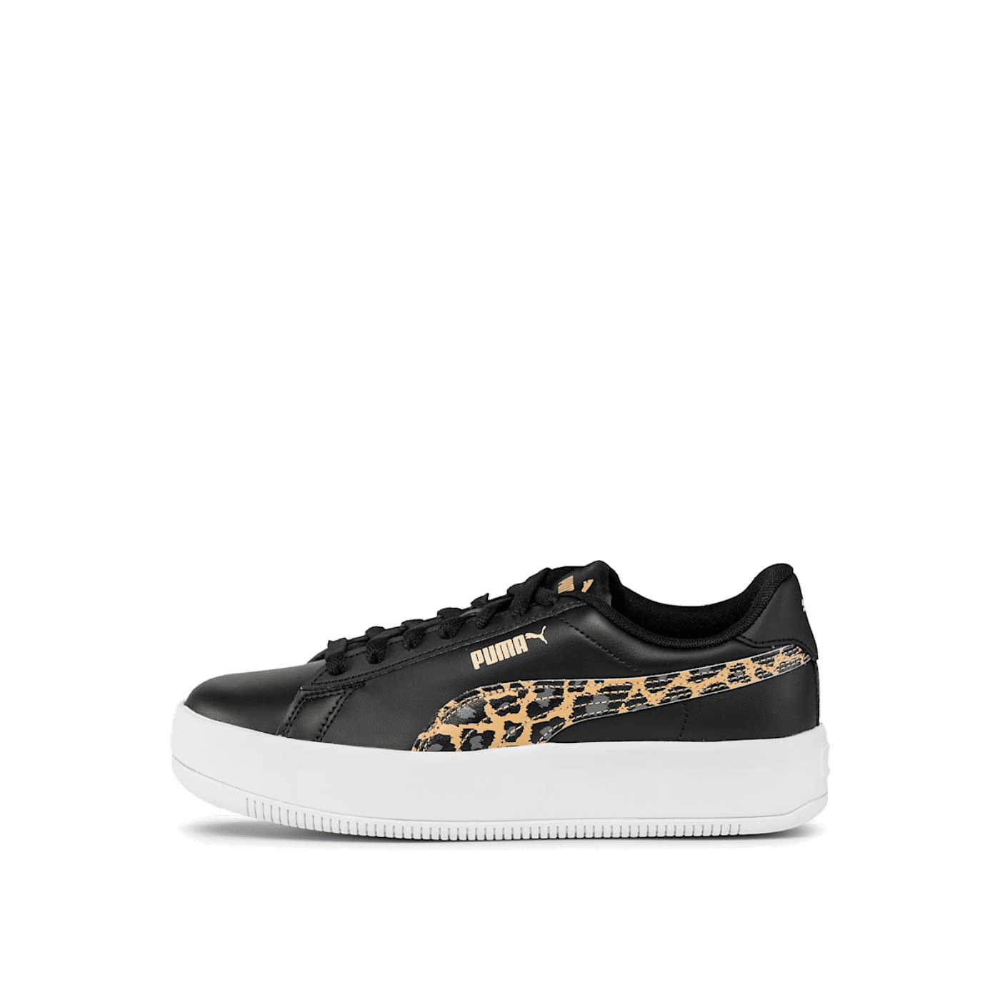 PUMA Lily Platform Leo "Black/Taos Taupe" | 384894-01