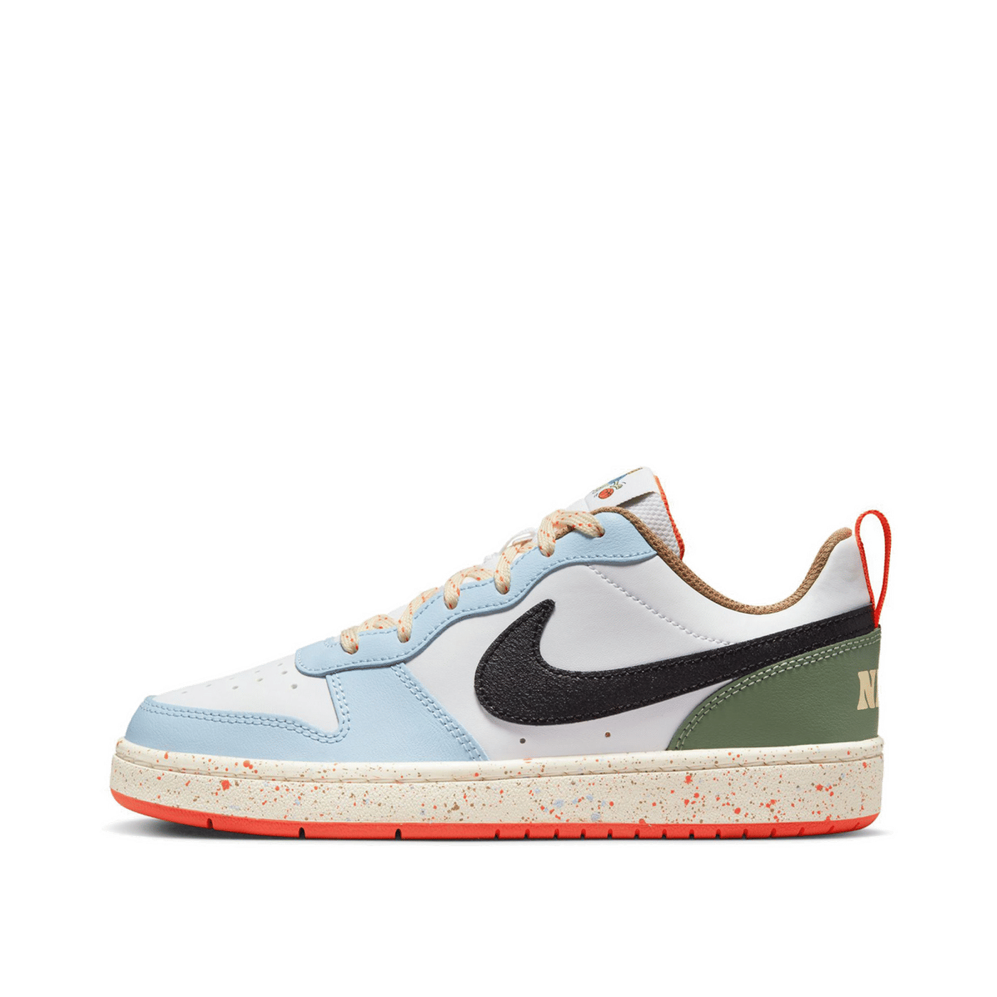 Nike Court Borough Low 2 White Alabaster Speckled (GS) DX6052-101