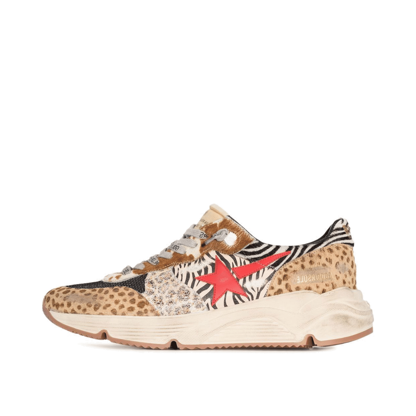 Golden Goose Running Sole Safari Print Multi GMF00276F00256380100