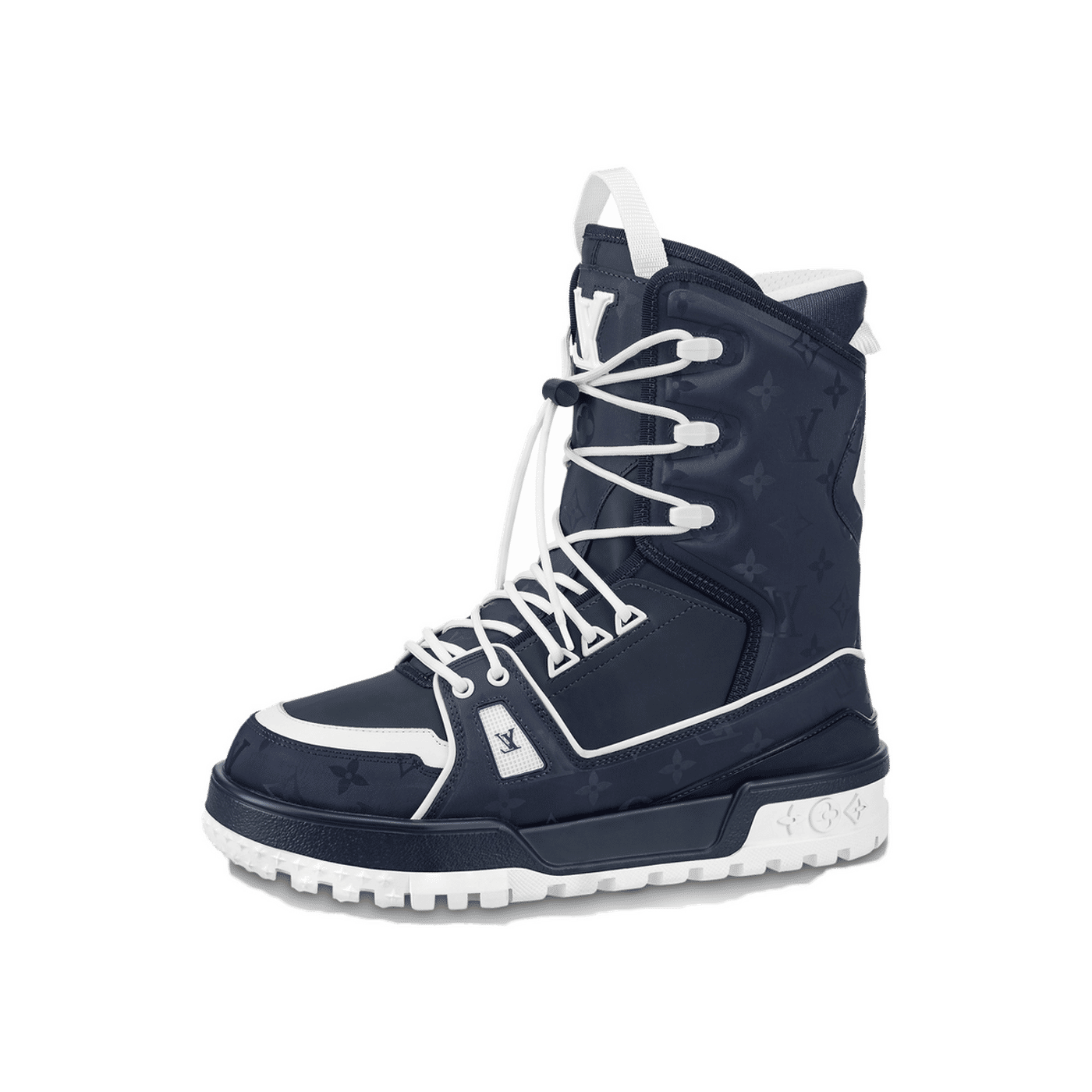 Louis Vuitton LV Trainer Snow Boot Marine Blue 1AAS79