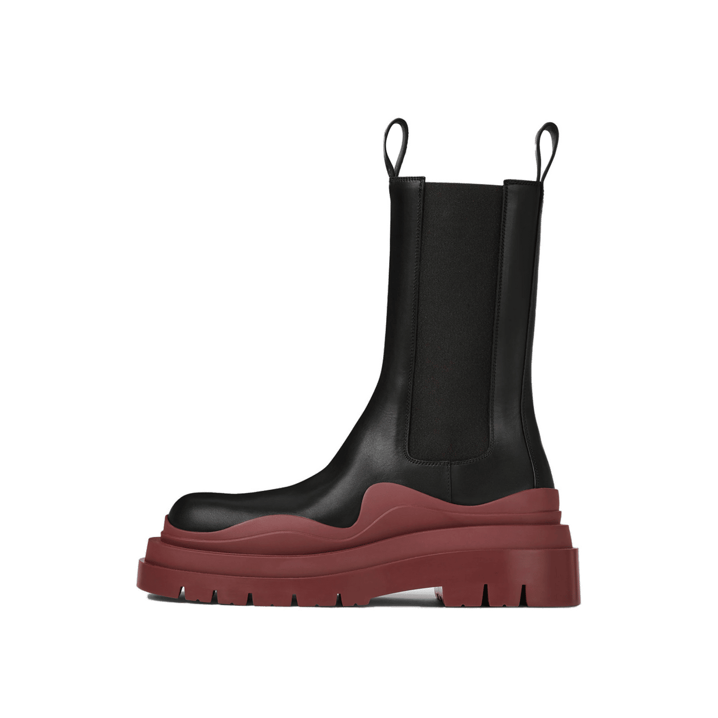 Bottega Veneta Bottega Venetta Tire Boot Black Maroon 630297 VBS50 1507