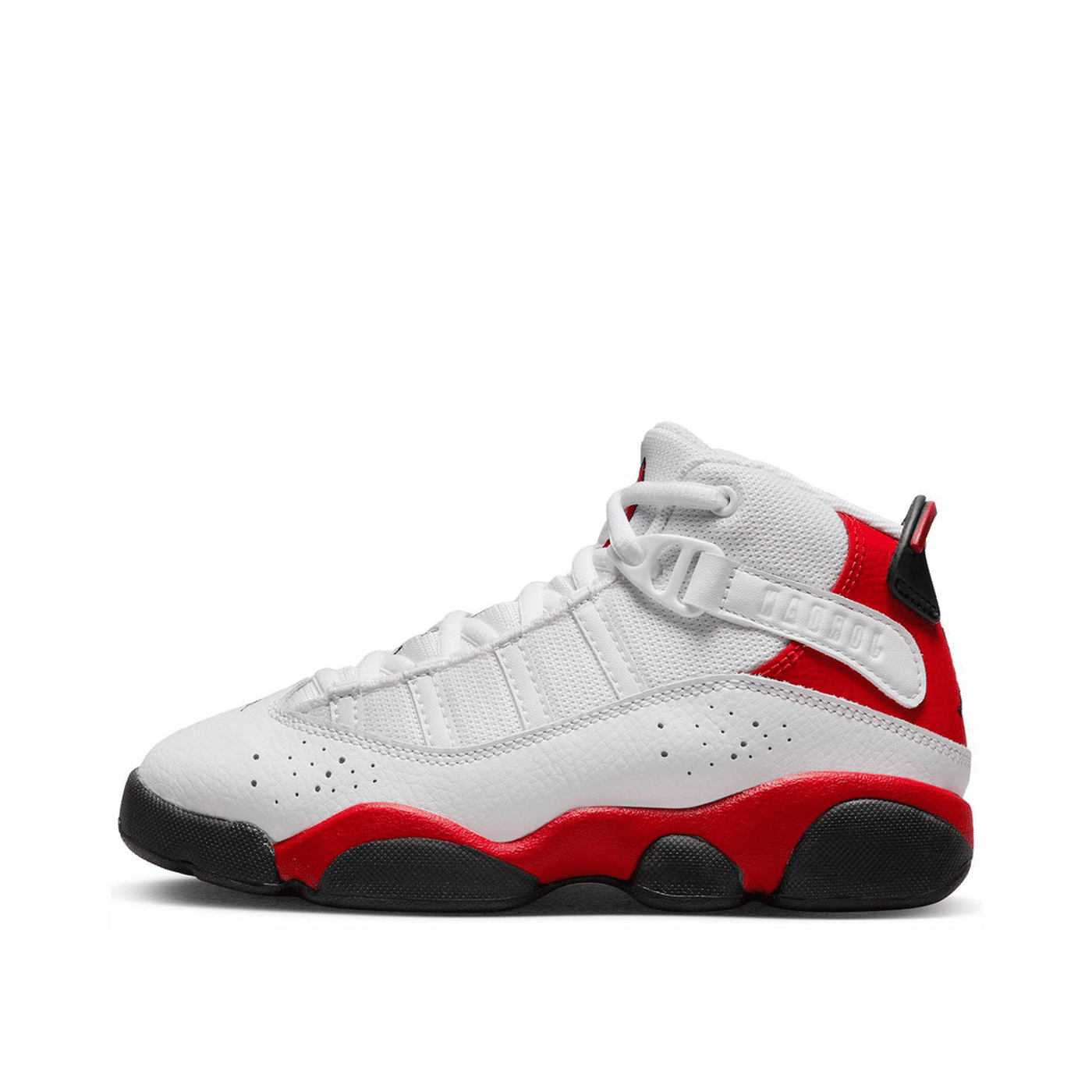 Jordan 6 Rings White Black University Red (PS) 323432-126