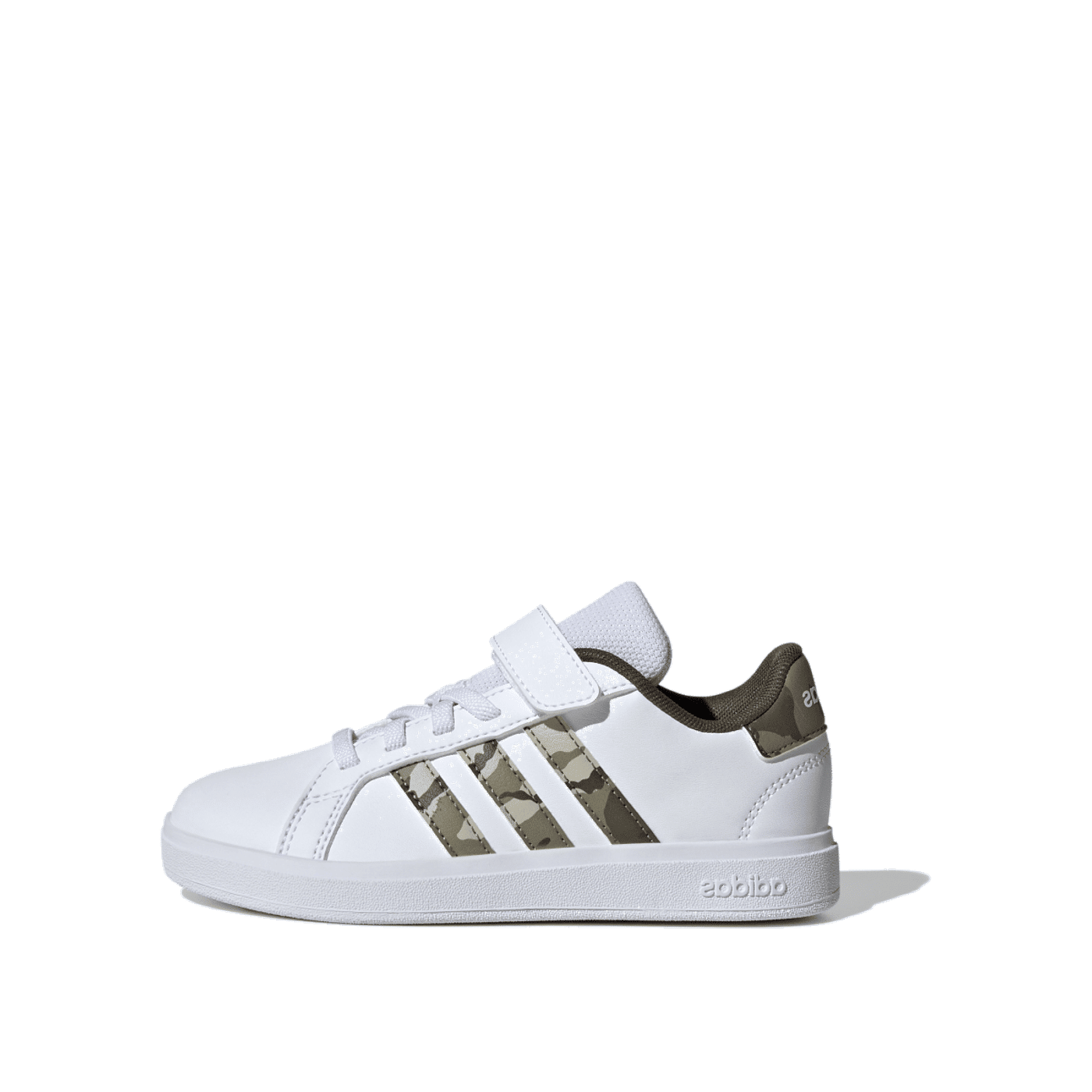 adidas Grand Court 2.0 Cloud White Olive Strata Shadow Olive (PS) IE3854