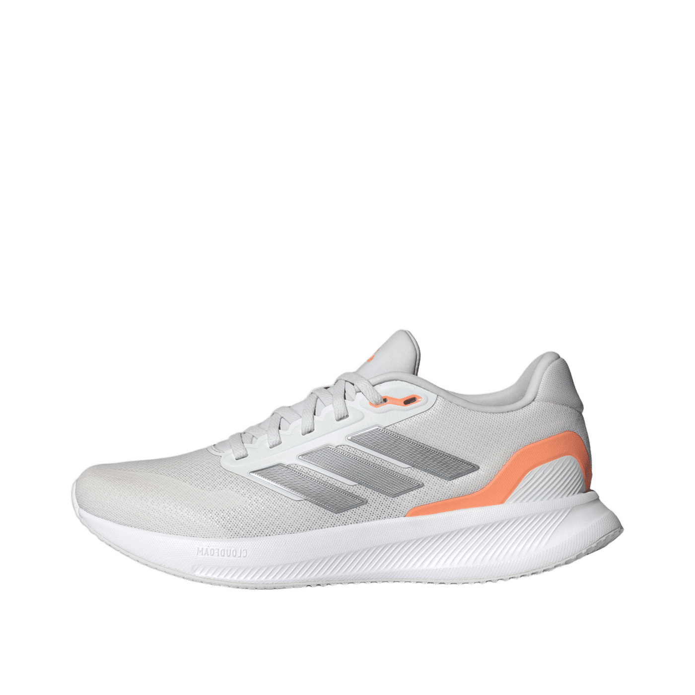Adidas Runfalcon 5 "Crystal White / Iron Metallic / Beam Orange" | JQ9401