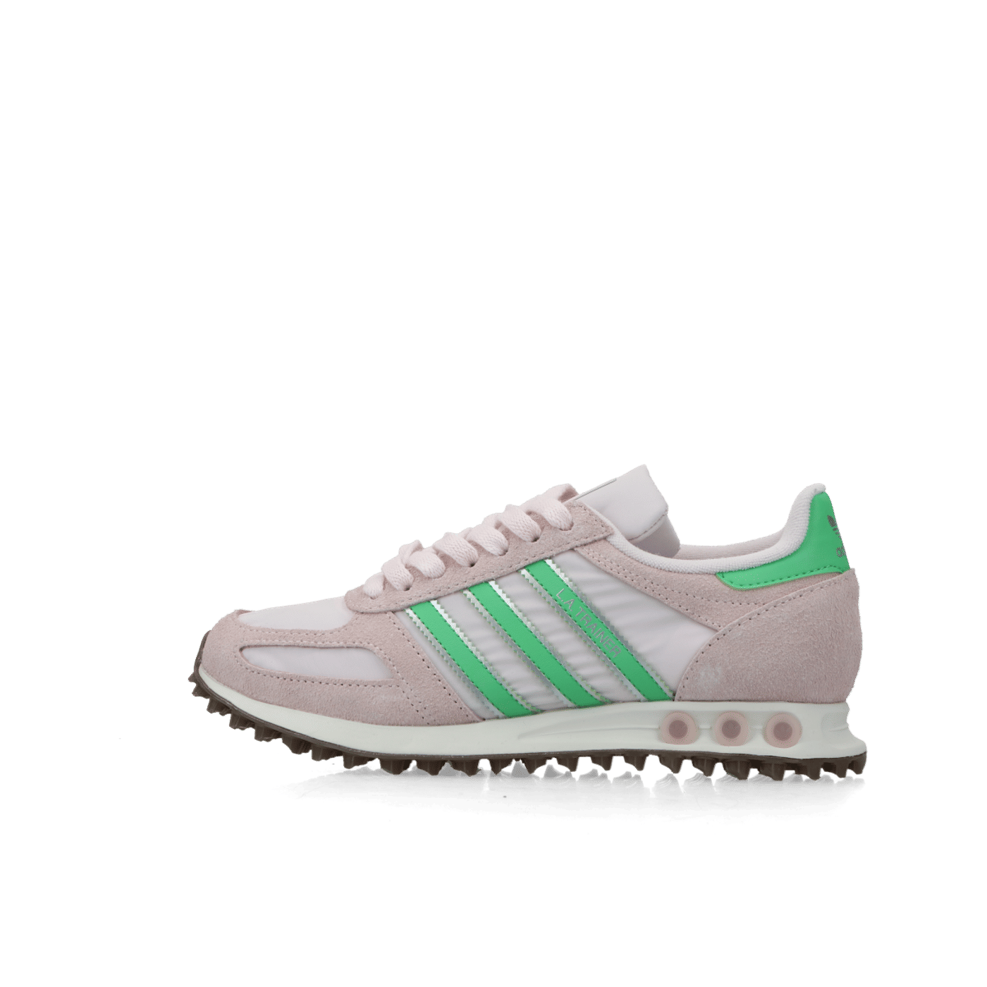 Adidas LA Trainer OG Wmns "Almond Pink / Semi Scream Green / Gum 5" | KI8042