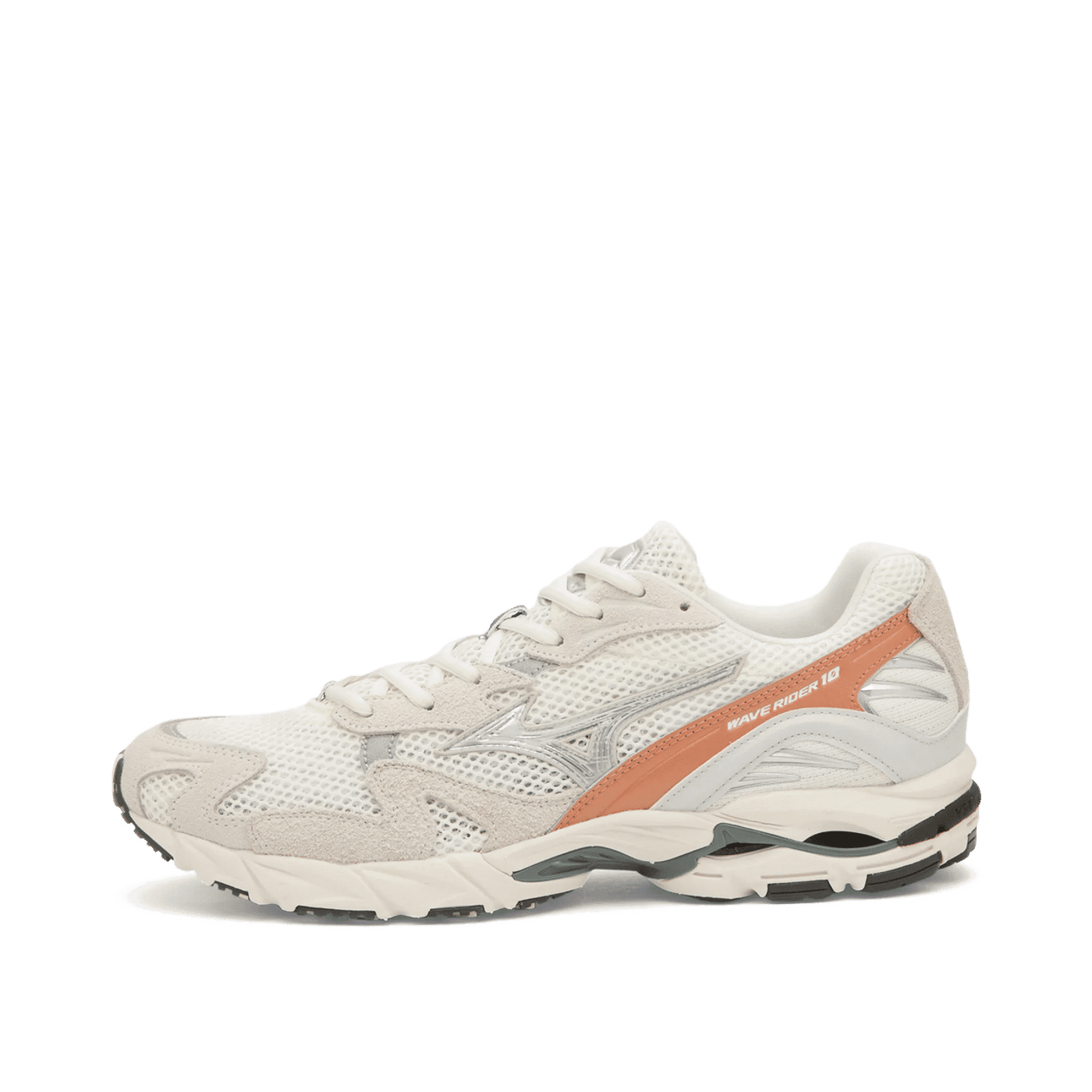 Mizuno Wave Rider 10 "Snow White/Dawn Blue/Sun Baked" | D1GA261101