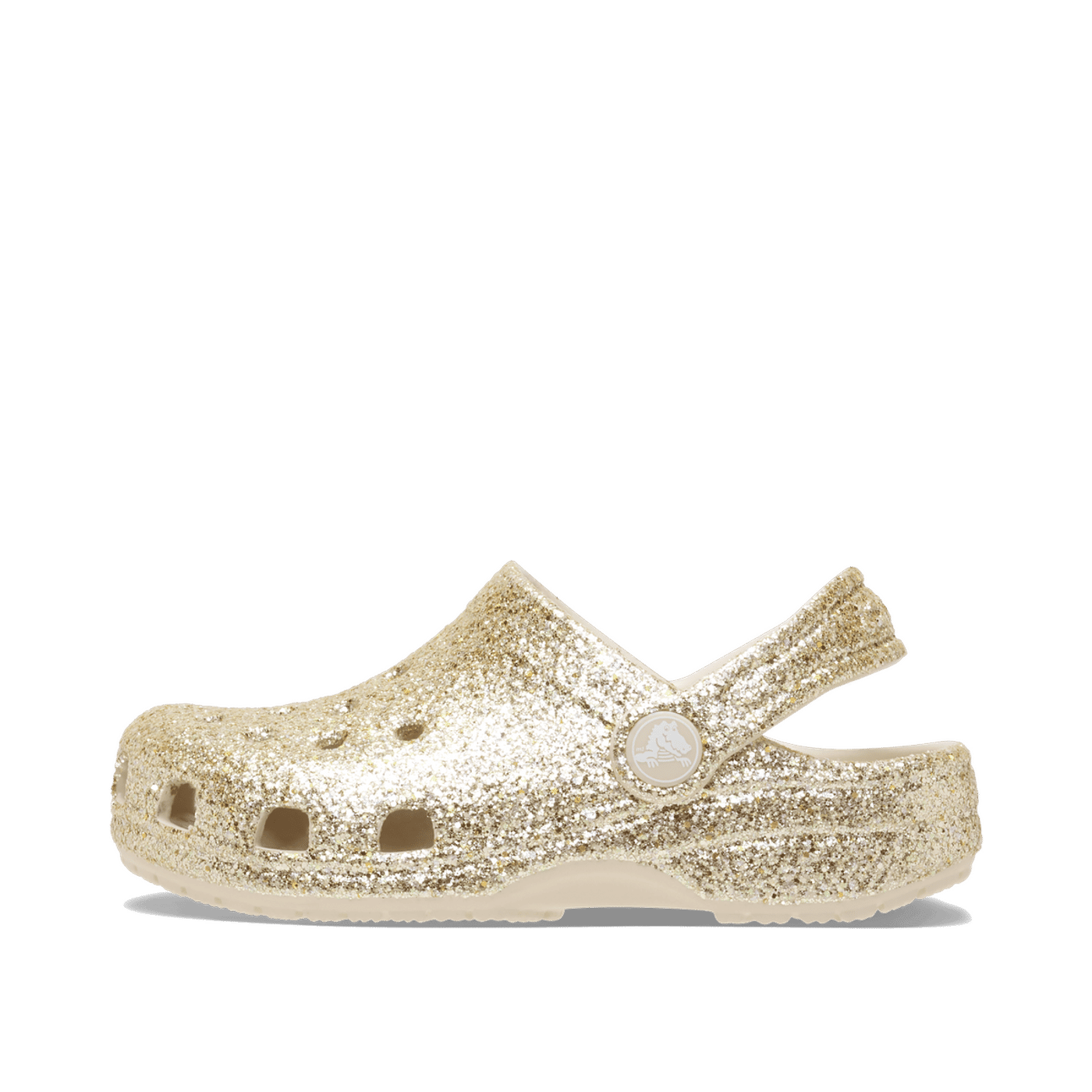 Crocs Classic Chunky Glitter Toddler Clog "Sandstone" | 2119400LH