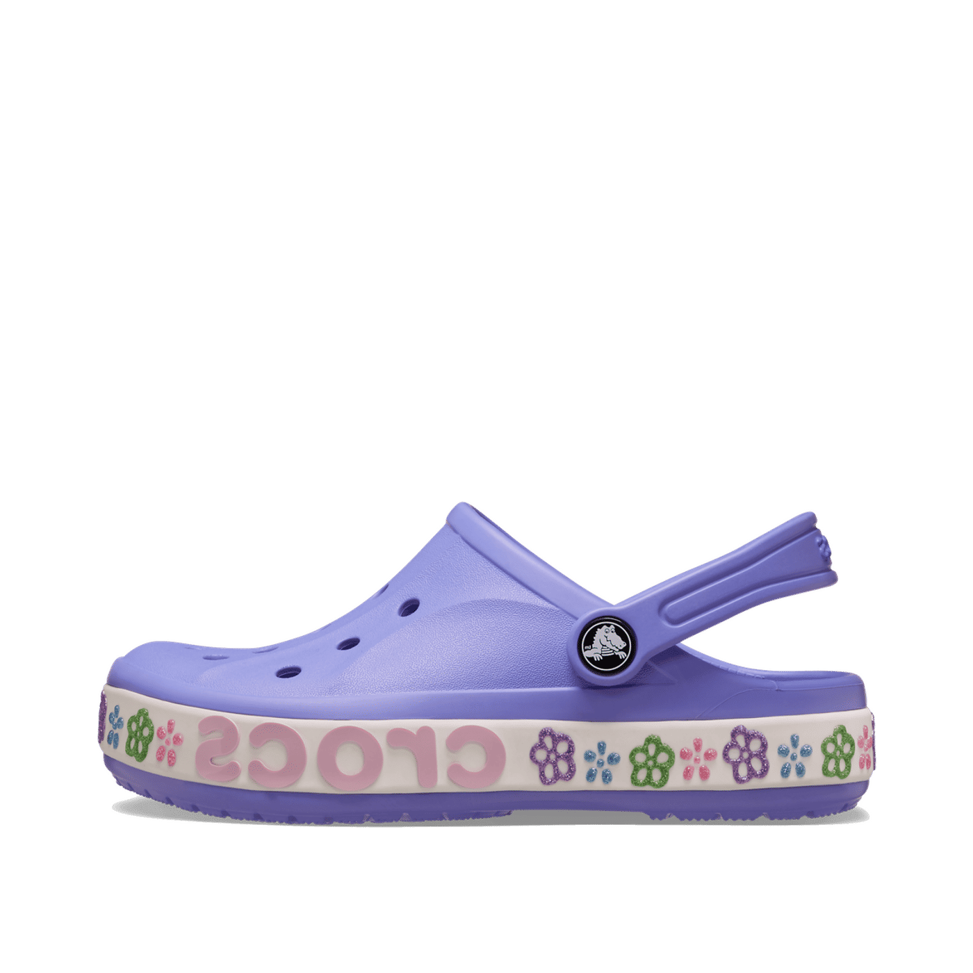 Crocs Bayaband Flower Band Clog Kids "Digital Violet" | 2113025PY