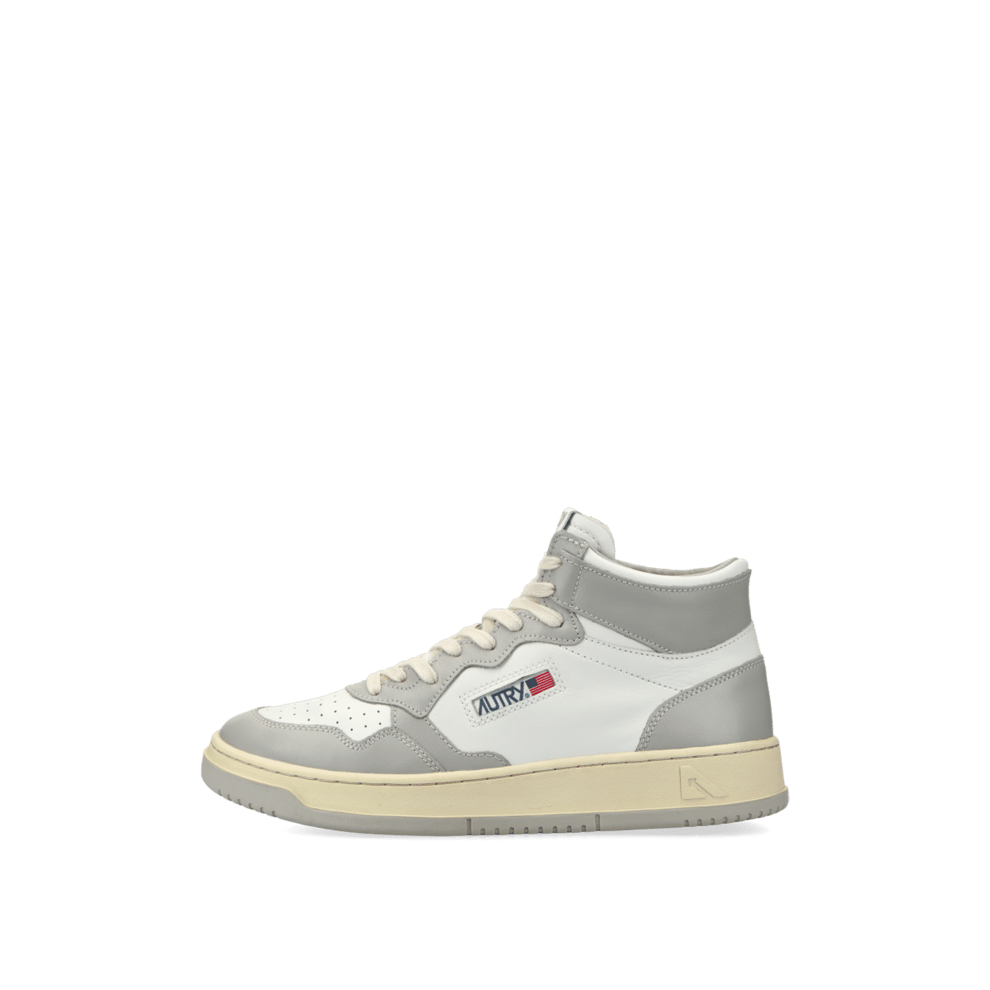 Autry Medalist Mid W "Grey/White" | AUMWWB10