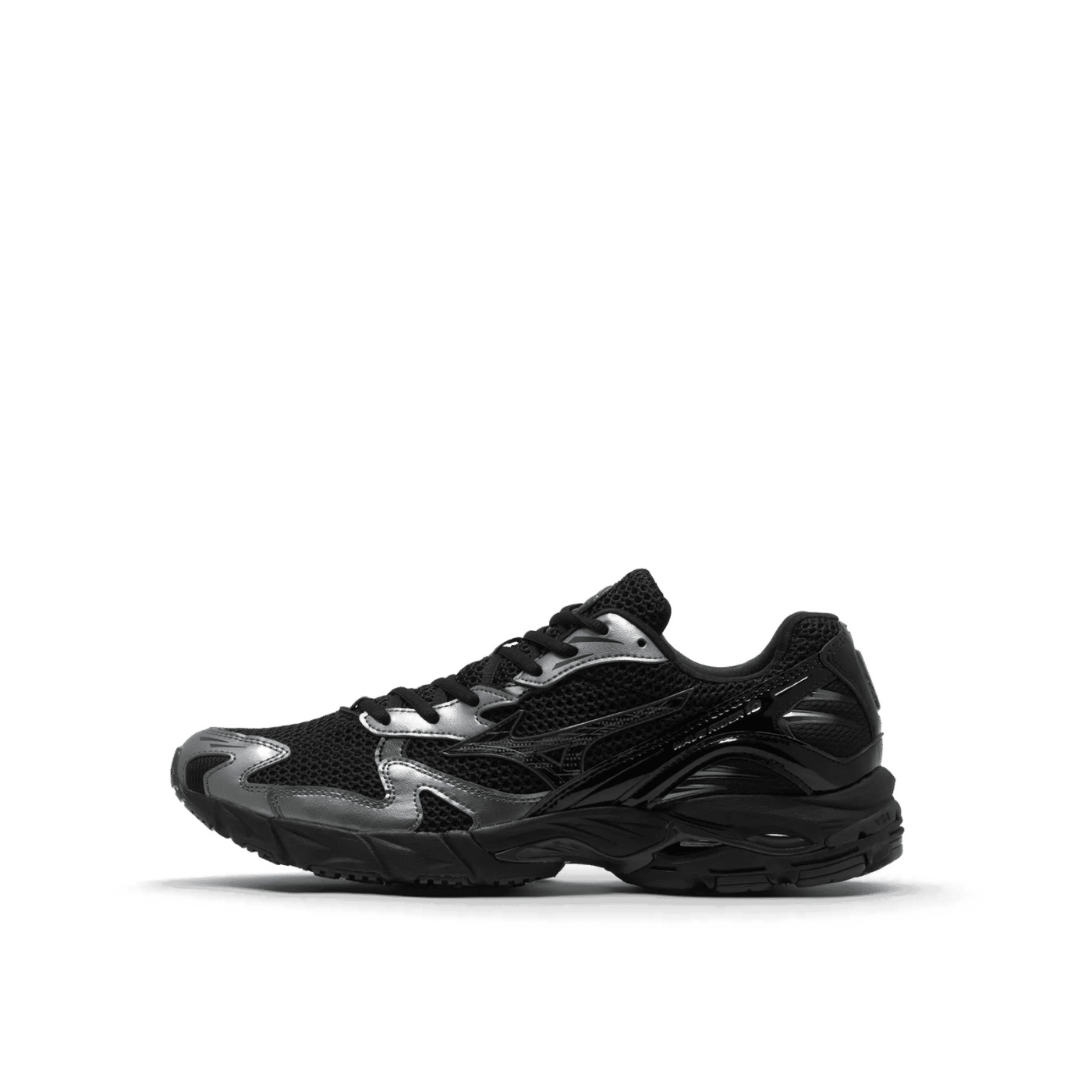 Mizuno Wave Rider 10 "Black/Black Sand/Metallic Gray" | D1GA261601