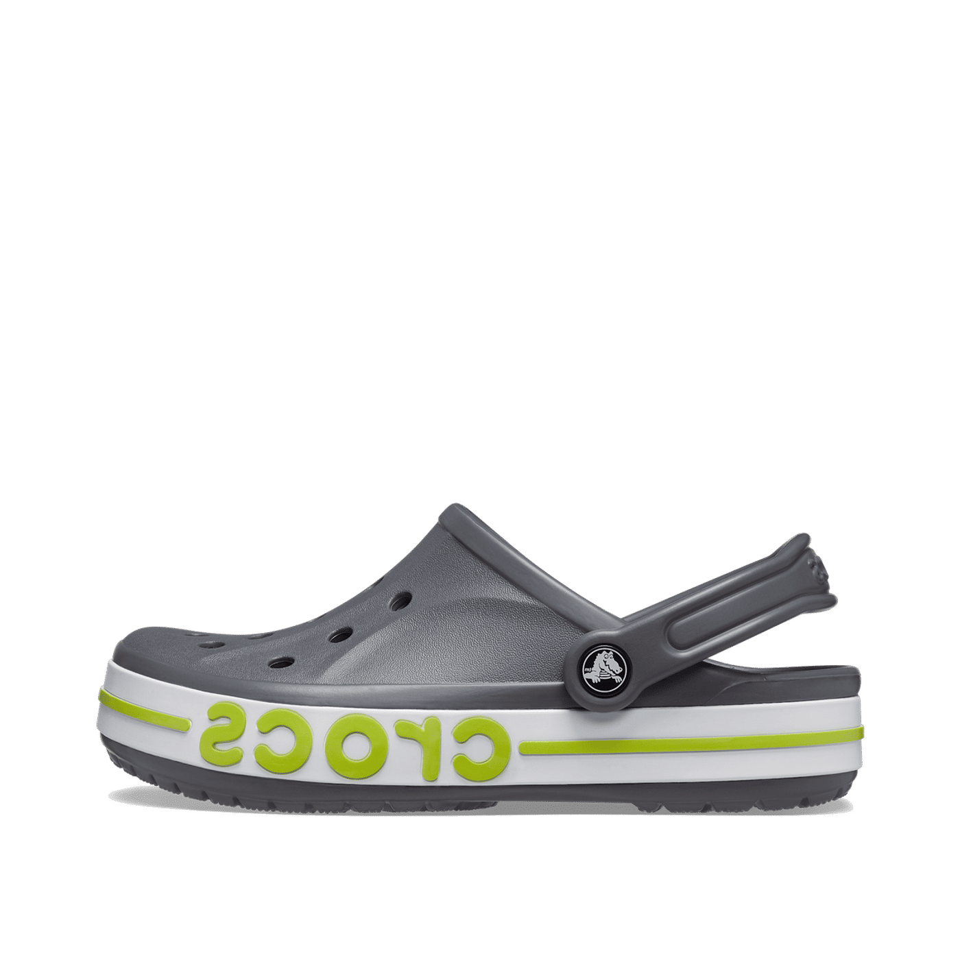 Crocs Bayaband Clog "Slate Grey/Lime Punch" | 2050890GX