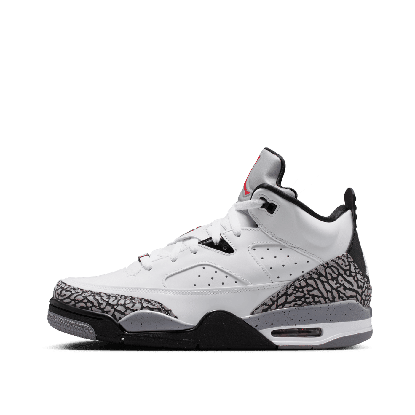 Jordan Son of Mars Low "White/Gym Red-Black-Cement Grey" | 580603-101