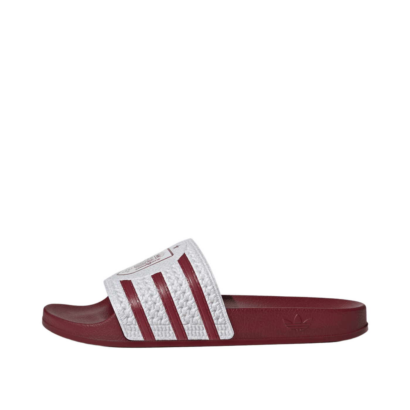 Adidas Trefoil Slippers "Collegiate Burgundy" | KZ9397